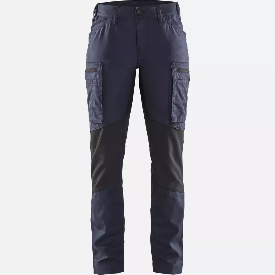Blaklader 715918458699, Ladies Stretch Work Trousers, Dark Navy/Black, image 1, gallery thumbnail