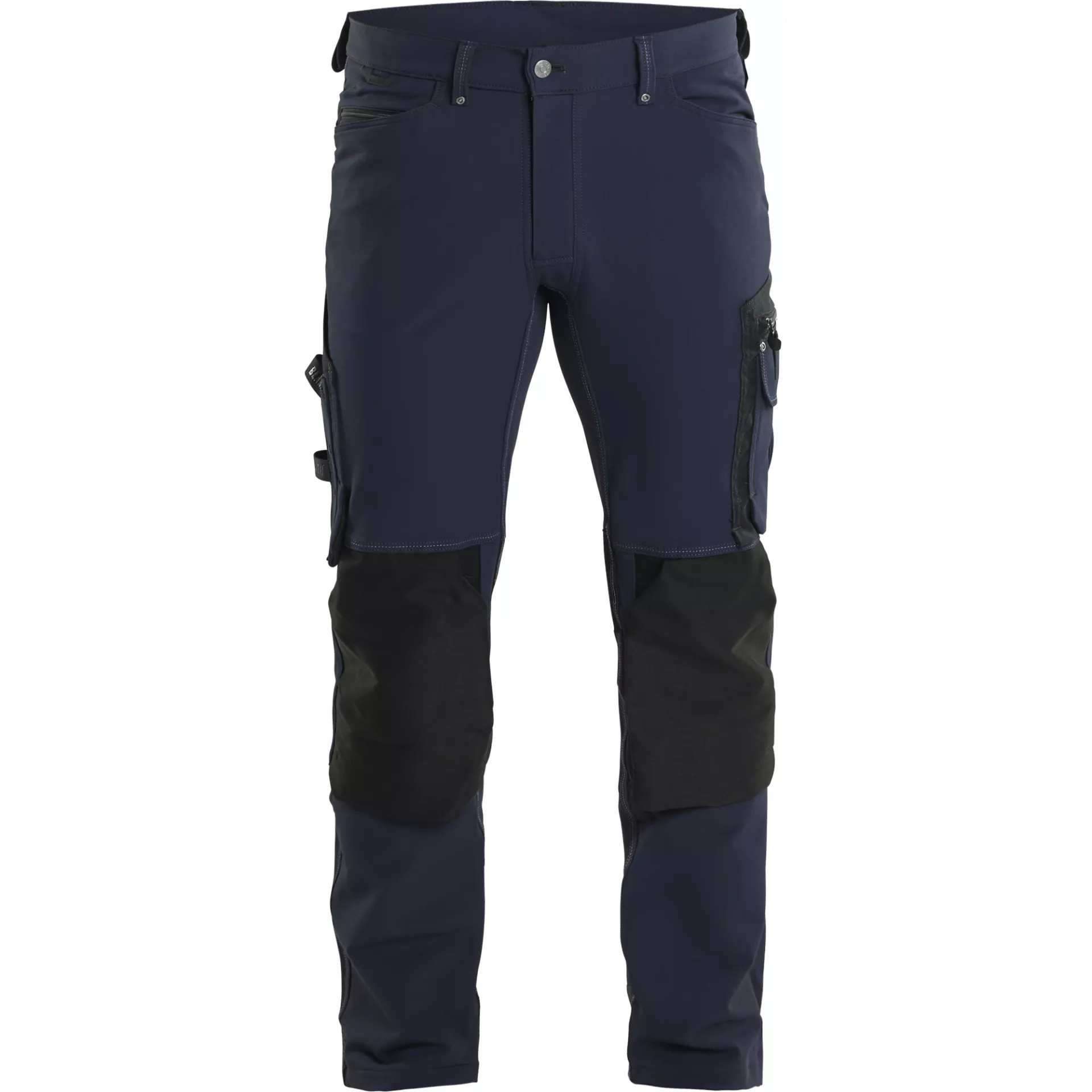 Blaklader 198916448699, X1900 4-Way Stretch Craftsman Work Trousers, Dark Navy/Black