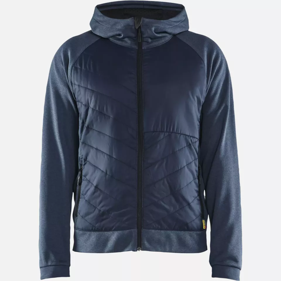 Blaklader 346325338286, Hybrid Sweatshirt, Dove Blue/Dark Navy, image 1, gallery thumbnail