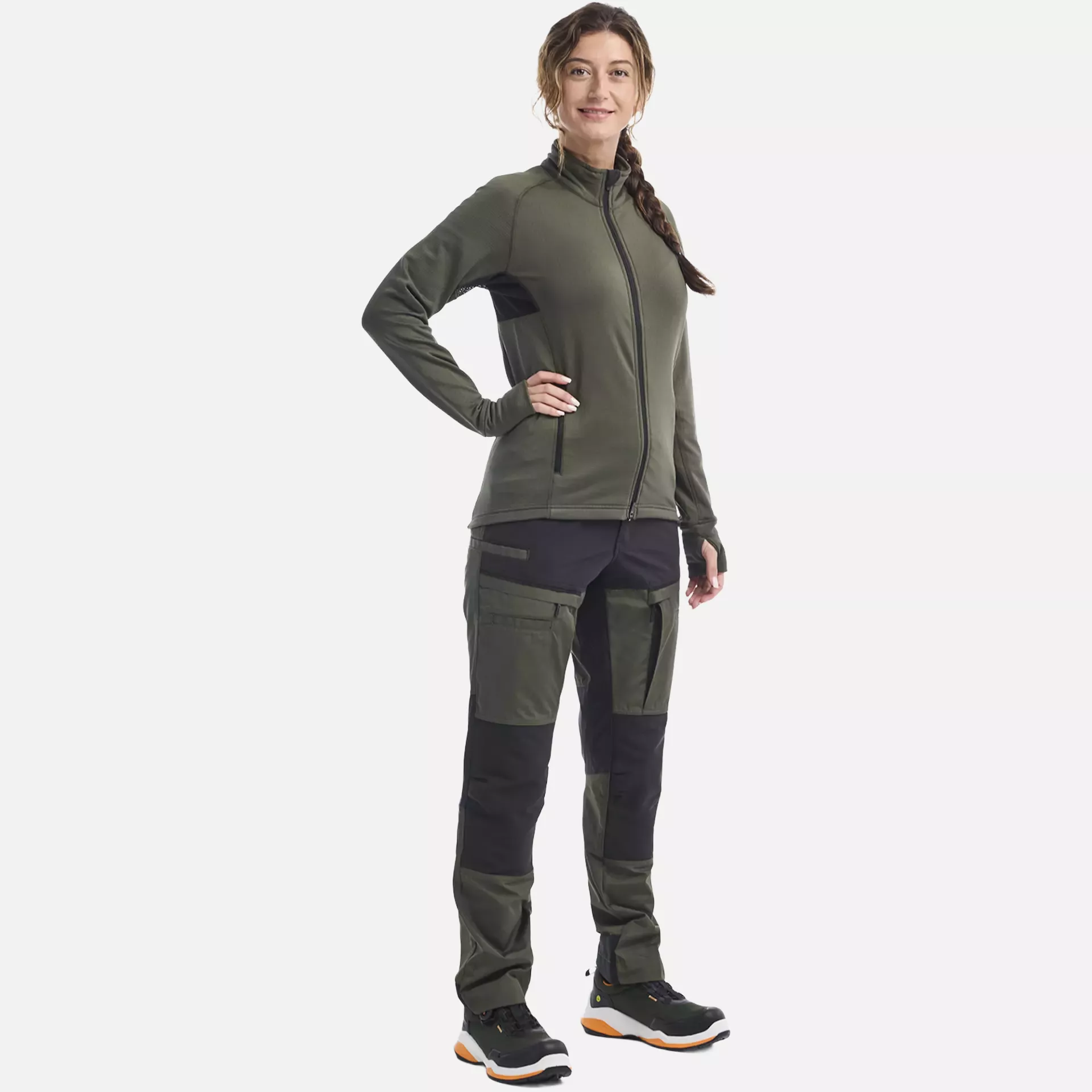 Blaklader 716618454298, Damen Stretch Servicehose, Waldgrün/Schwarz, image 4