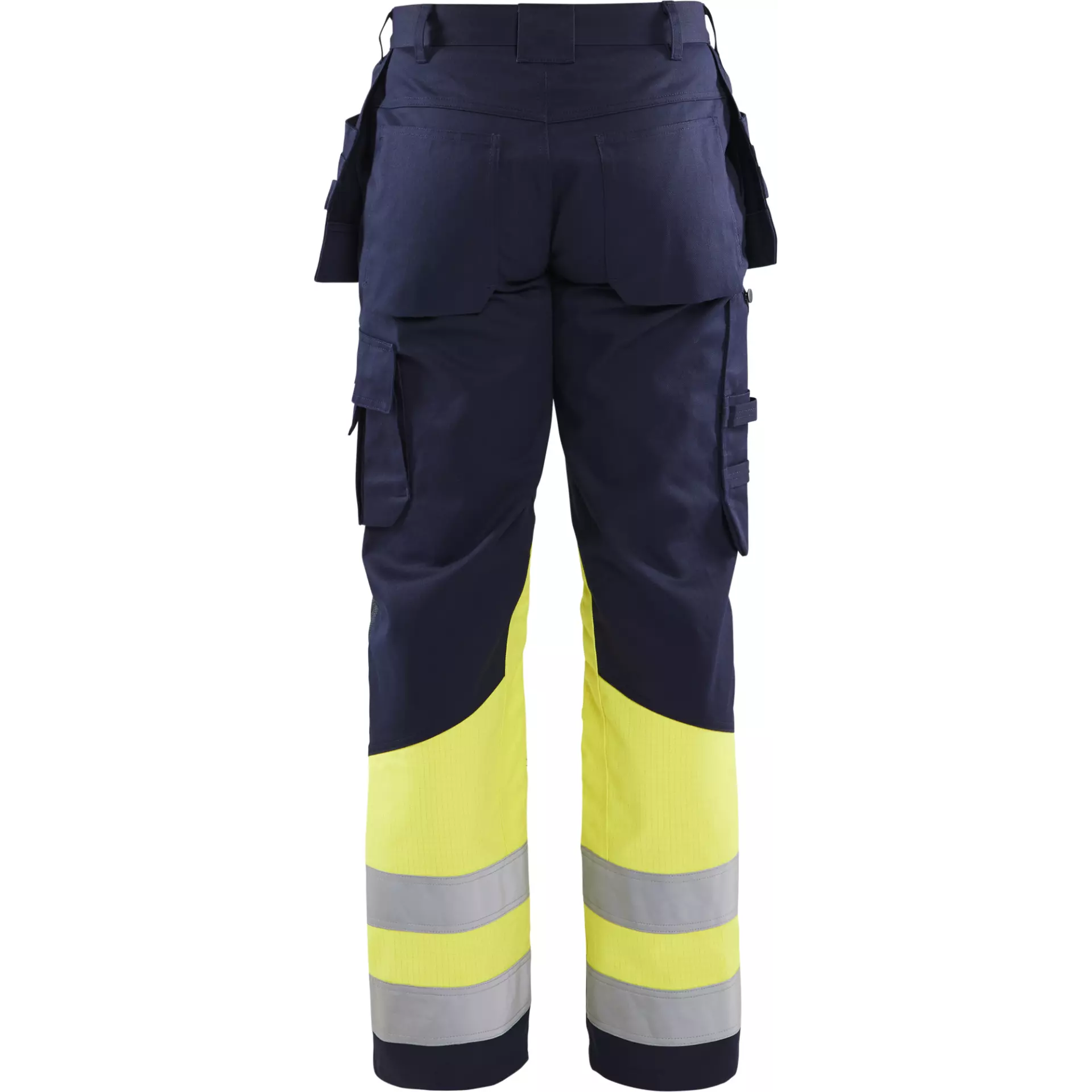 Blåkläder 147915148933, Multi-Norm Craftsman Work Trousers, Navy Blue/ Yellow, image 4