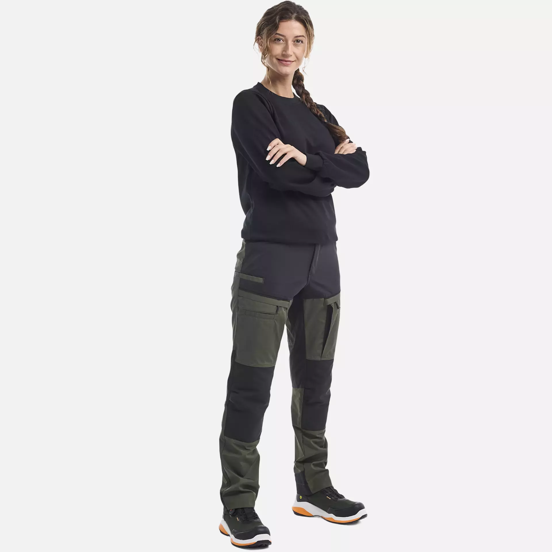 Blaklader 716618454298, Damen Stretch Servicehose, Waldgrün/Schwarz, image 5