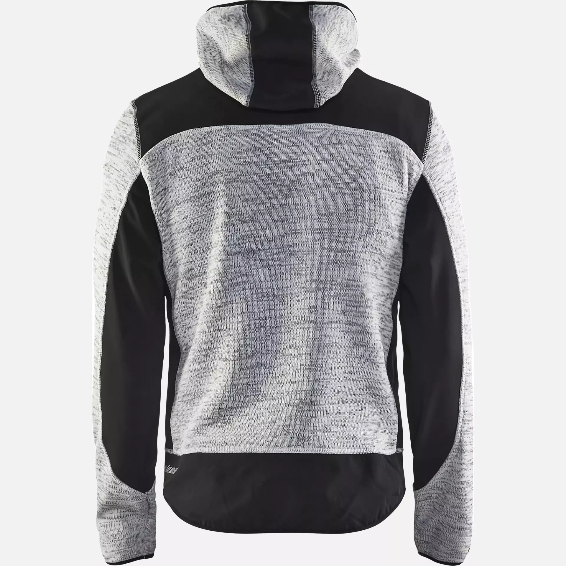 Blaklader 493021179099, Softshell Knitted Jacket, Grey Melange/Black, image 4