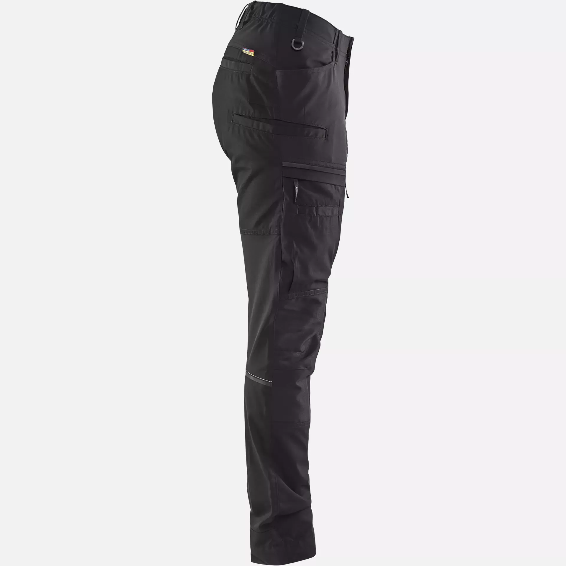 Blaklader 716618459998, Ladies Stretch Service Trousers, Black/Dark Grey, image 2