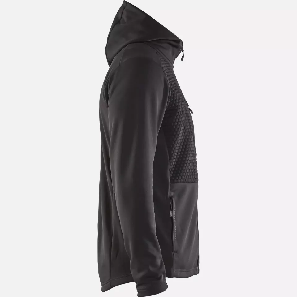 Blaklader 354025269900, Hooded Sweatshirt with Zipper, Black, image 2, gallery thumbnail
