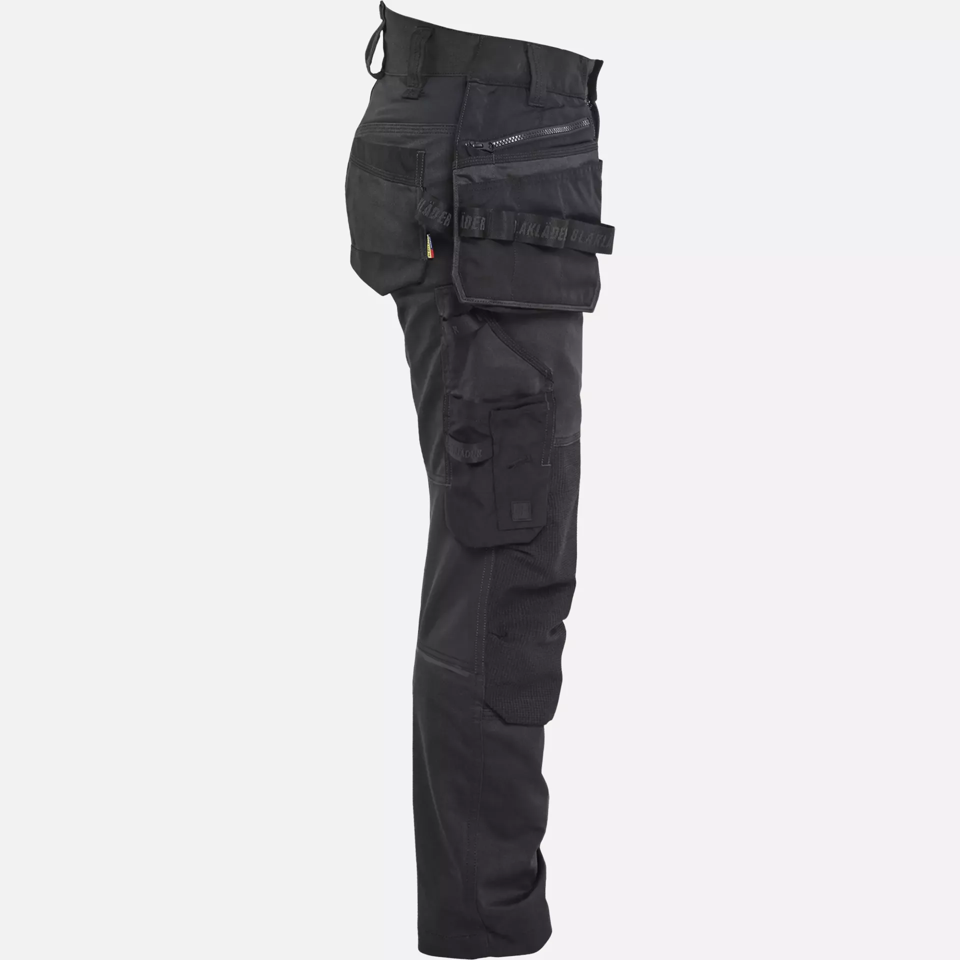 Blaklader 717011499999, STRIKER Ladies Stretch Craftsman Work Trousers, Black/Black, image 15