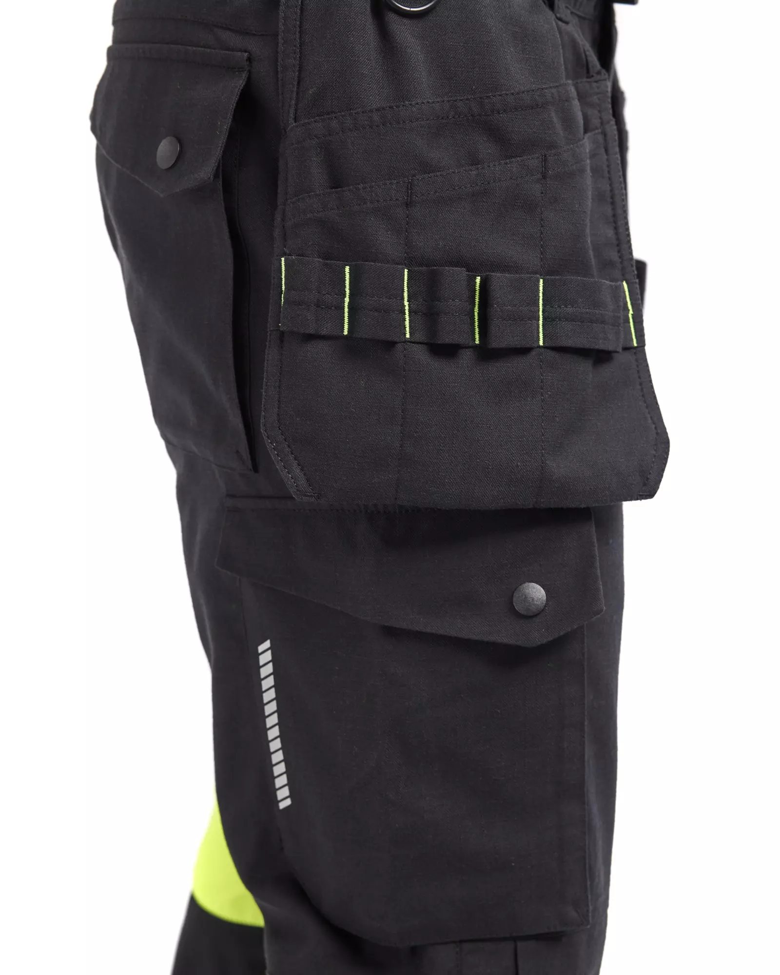 Blaklader 710815129933, Damen Handwerker Arbeitshose, Schwarz/Gelb, image 7