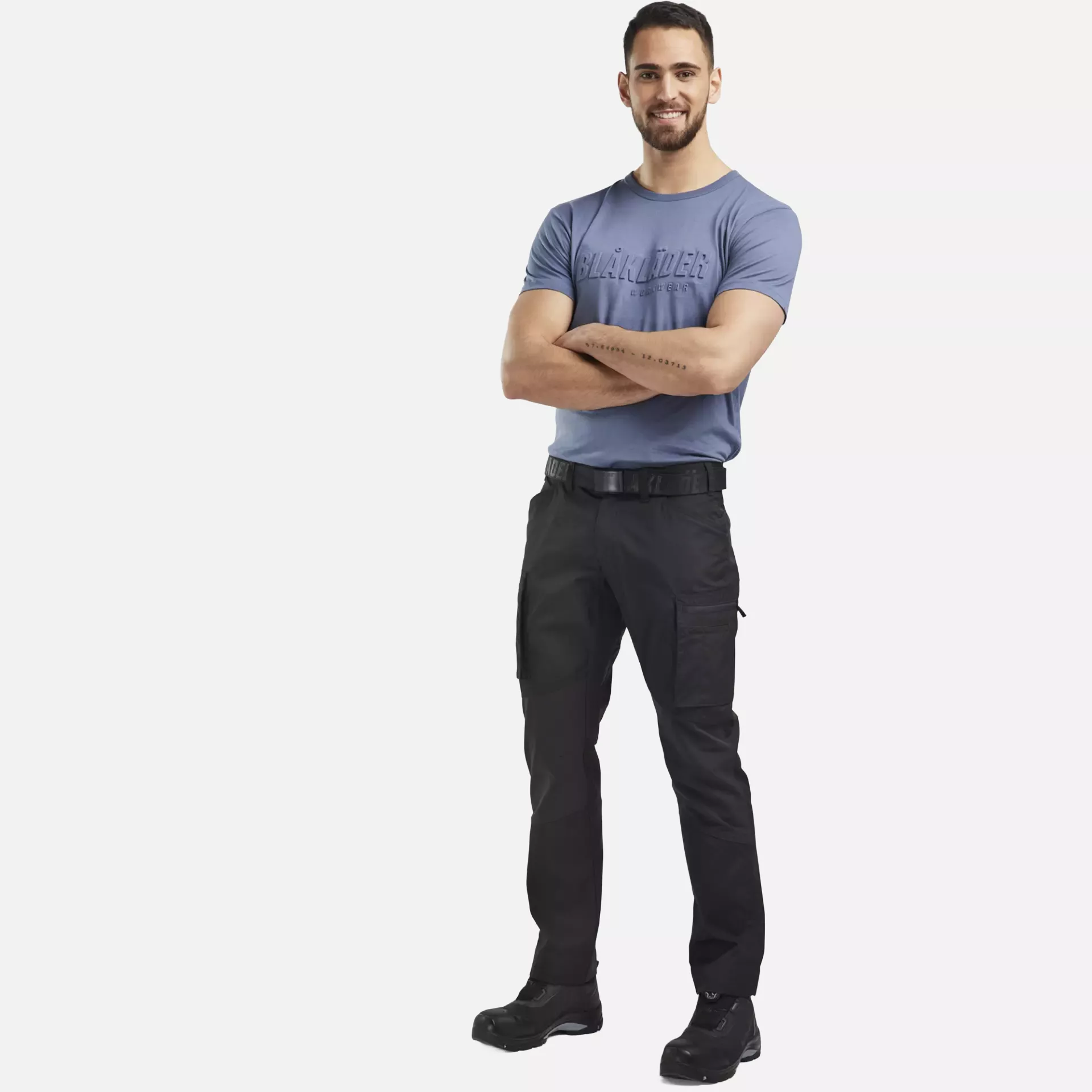 Blaklader 353110428209, 3D T-Shirt, Taubenblau, image 5