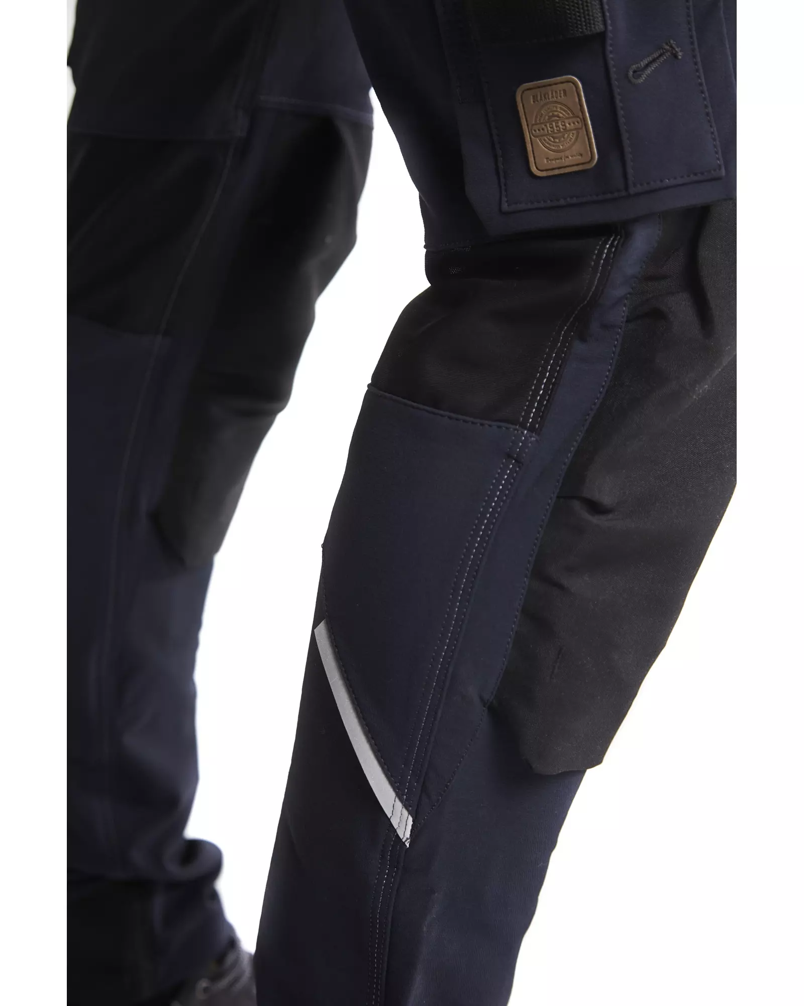 Blåkläder 198916448699, X1900 4-Way Stretch Craftsman Work Trousers, Dark Navy/Black, image 8