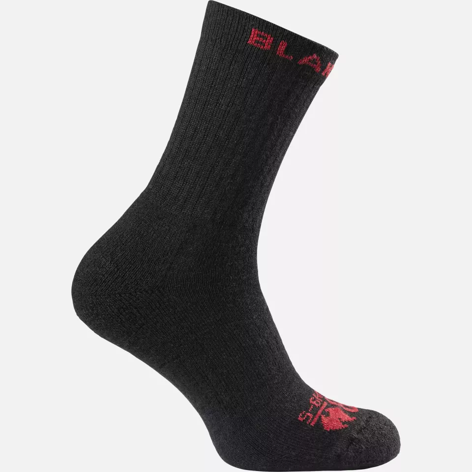 Blaklader 250410869900, Flame Retardant Wool Sock, Black, image 1, gallery thumbnail