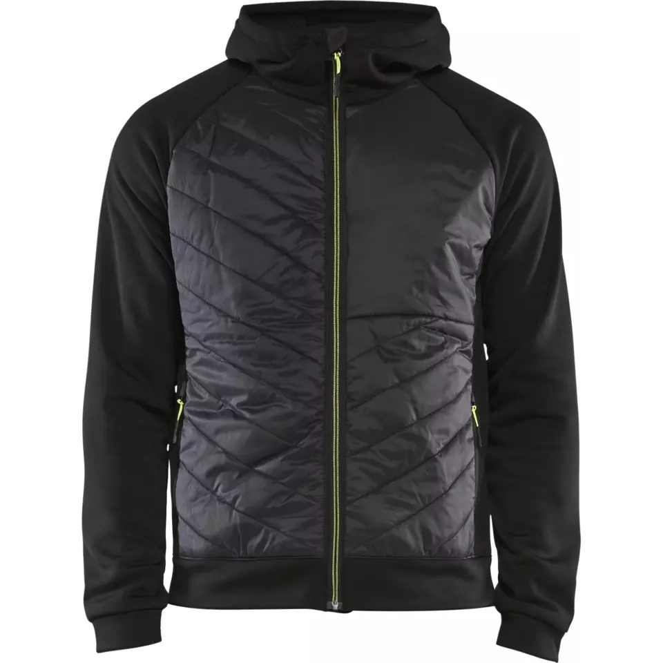 Blaklader 346325269933, Hybrid Sweatshirt, Schwarz/Gelb, image 1, gallery thumbnail