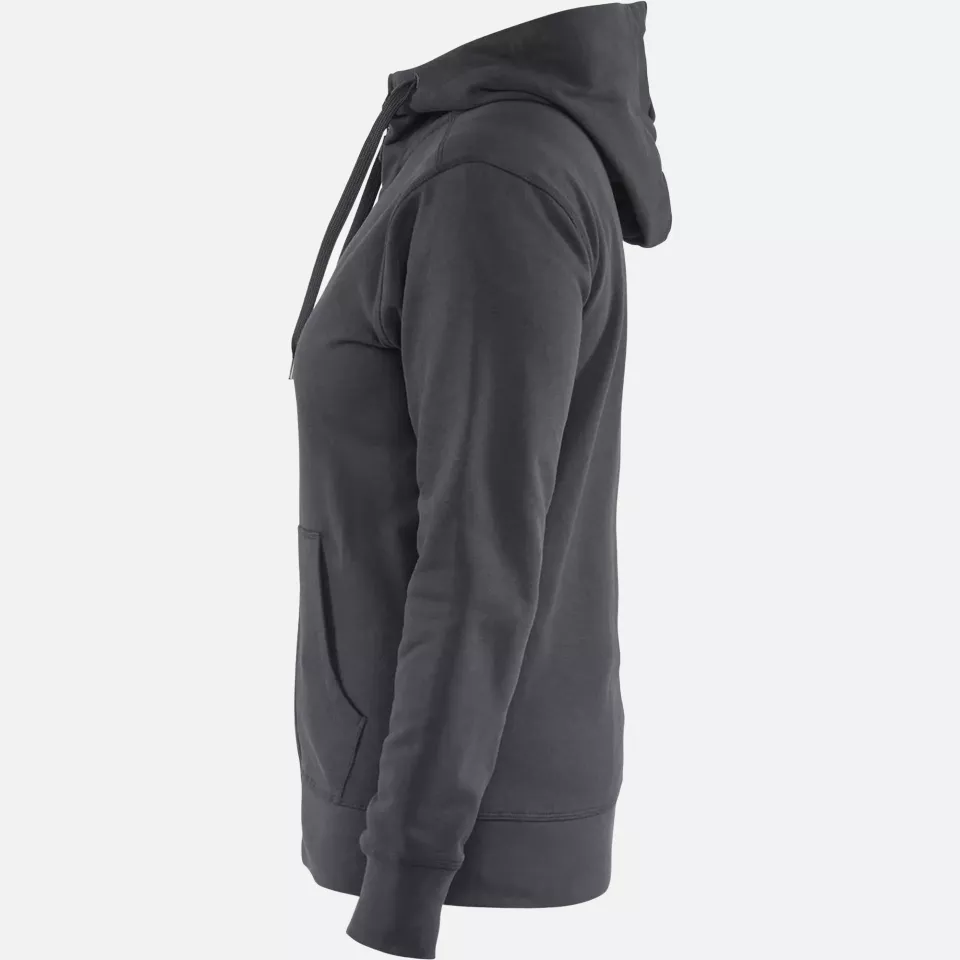 Blaklader 339511589600, Ladies Zip Hoodie, Mid Grey, image 3, gallery thumbnail