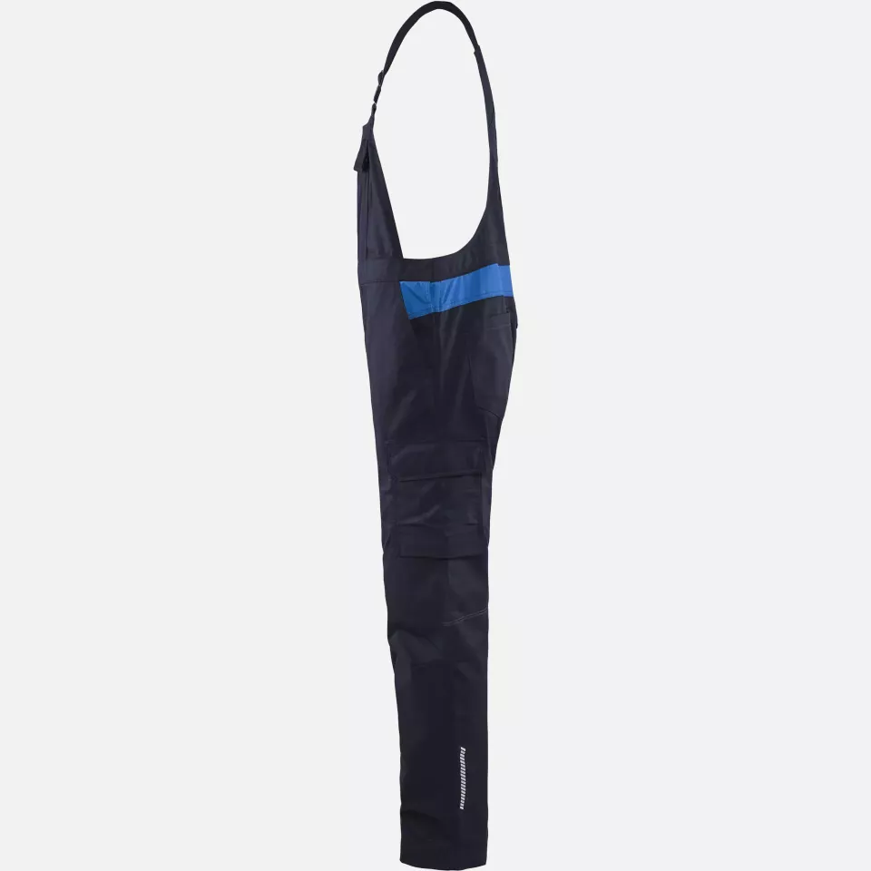 Blaklader 264418328985, Industrie Latzhose, Marineblau/Kornblau, image 3, gallery thumbnail
