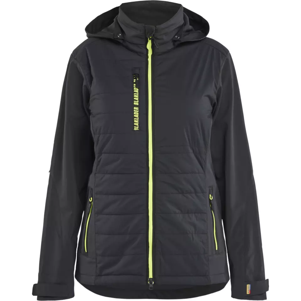 Material · Polyester, Softshell, Elastane feature highlight