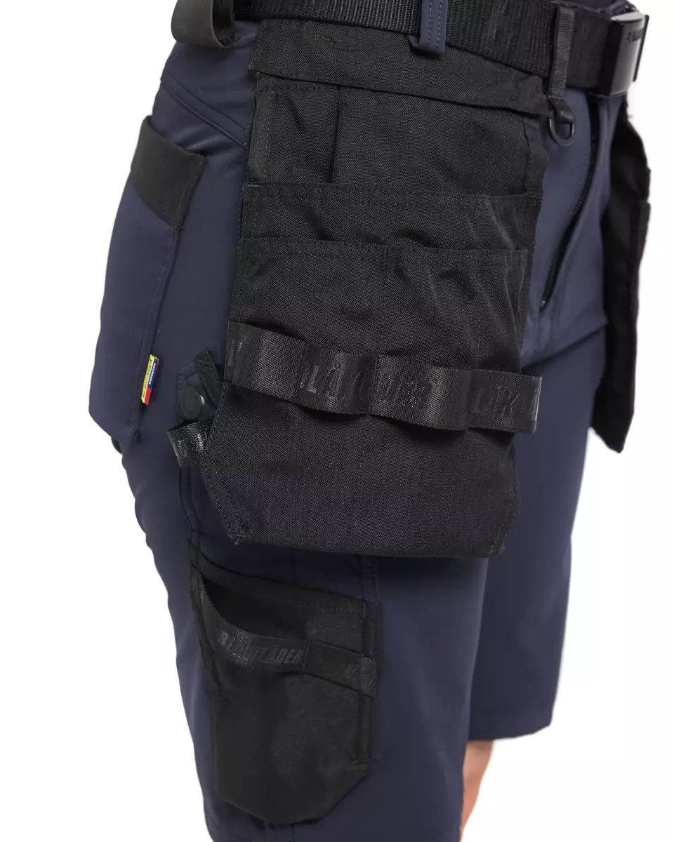 Blaklader 712416458699, Women's 4-Way Stretch Craftsman Shorts, Dark Navy/Black, image 6, gallery thumbnail