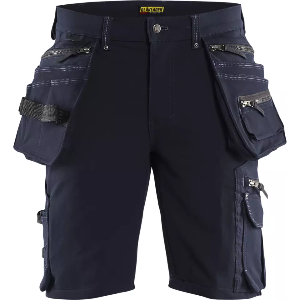 Blaklader 198816448699, X1900 4-Way Stretch Craftsman Shorts, Dark Navy/Black, image 1, gallery thumbnail