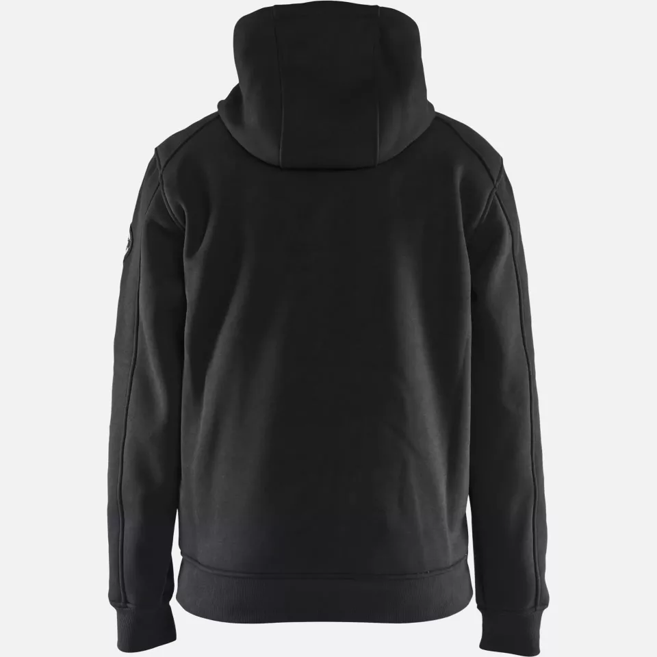 Blaklader 493325149900, Pile Lined Hooded Sweatshirt, Black, image 4, gallery thumbnail