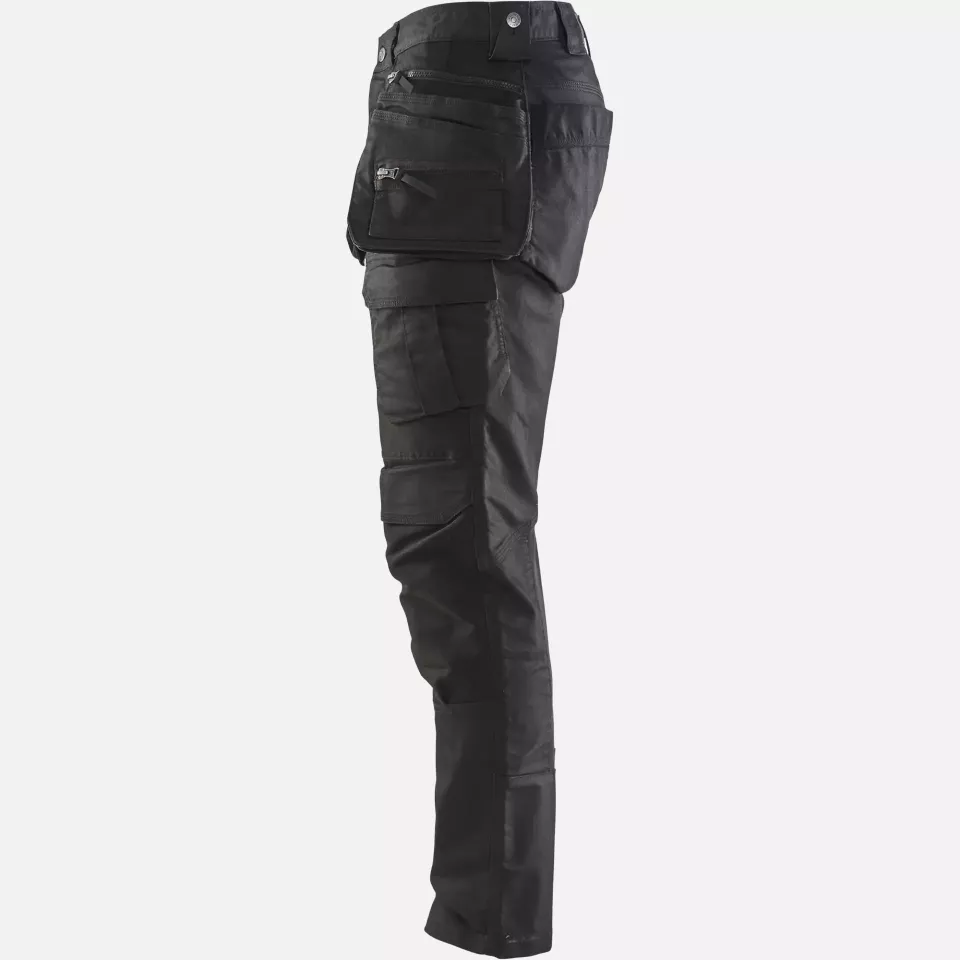 Blaklader 199011419999, X1900 Stretch Handwerker Arbeitshose, Schwarz/Schwarz, image 3, gallery thumbnail
