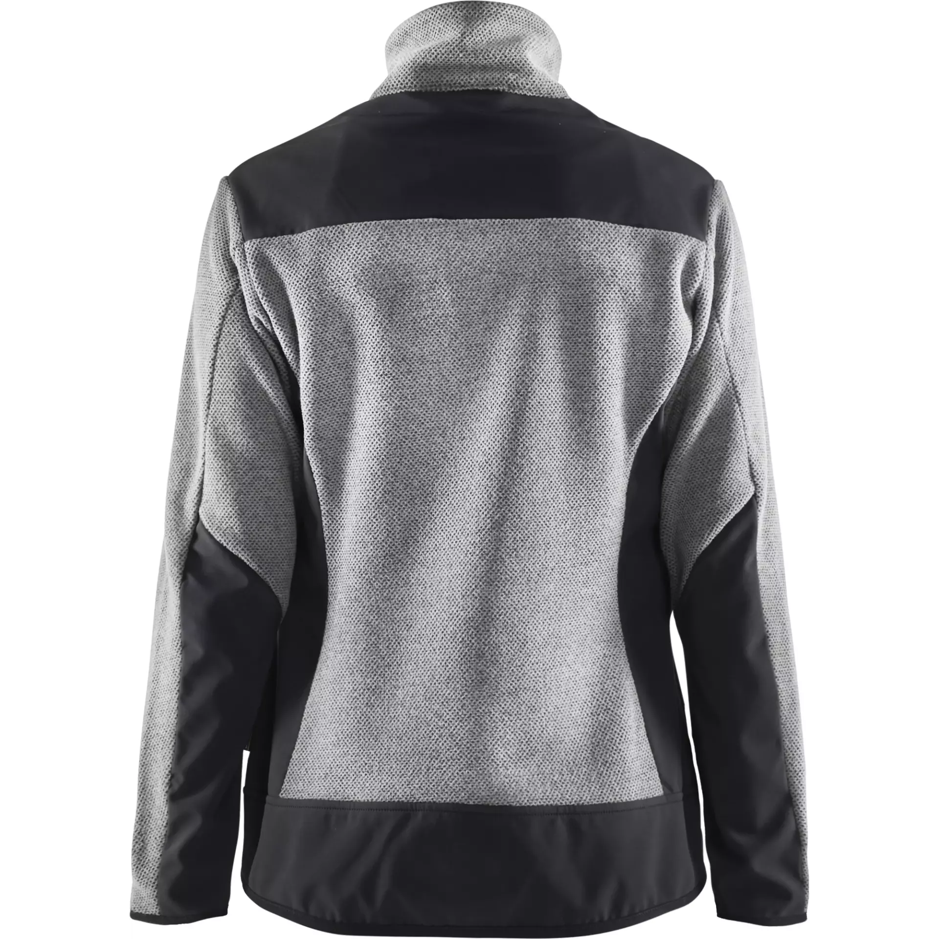 Blåkläder 594325369099, Ladies' Softshell Knitted Jacket, Grey Melange/Black, image 4