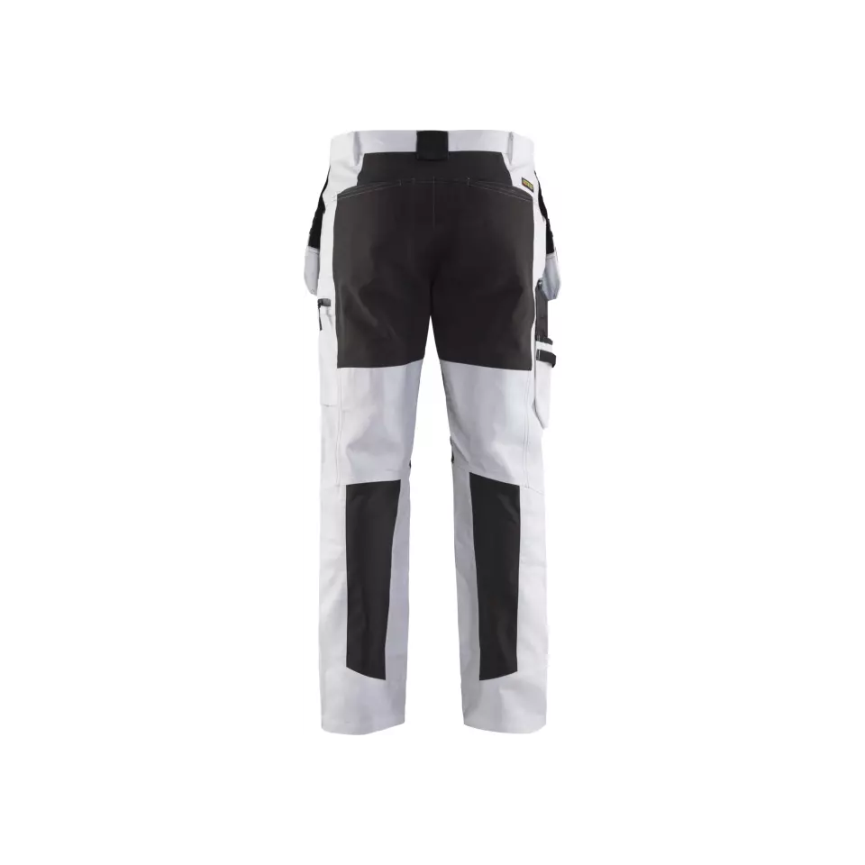 Blåkläder 191010001099, Malerhose mit Stretcheinsätzen, Weiß/Schwarz, image 2, gallery thumbnail