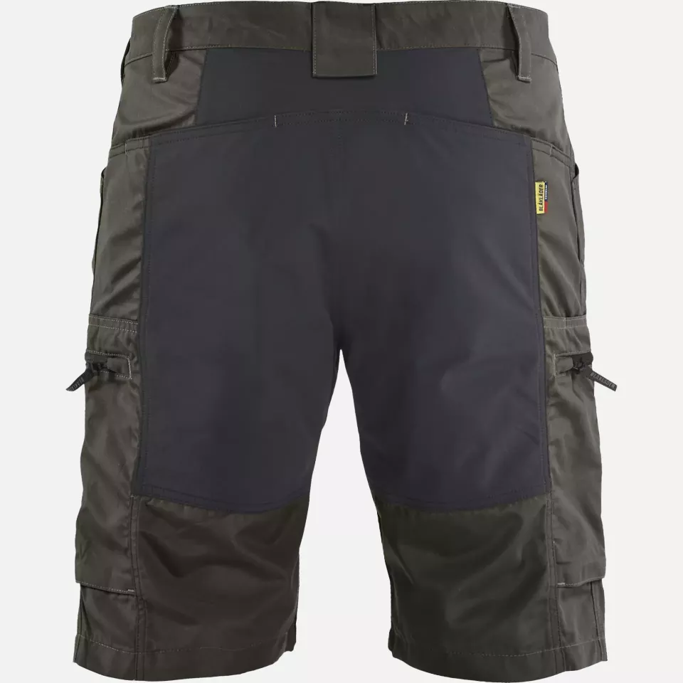 Blaklader 144918454599, Shorts Stretch, Dunkel Olivgrün/Schwarz, image 4, gallery thumbnail
