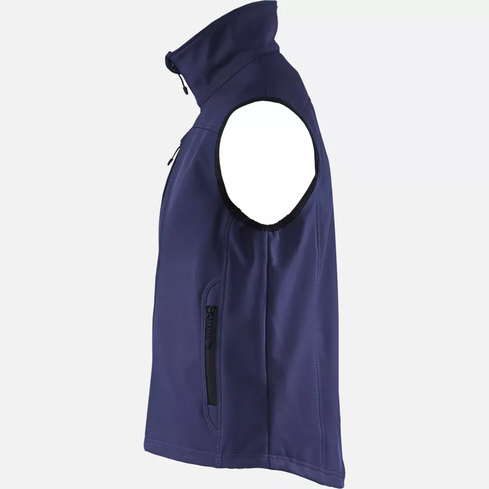 Blaklader 817025158900, Softshell Vest, Navy Blue, image 3, gallery thumbnail