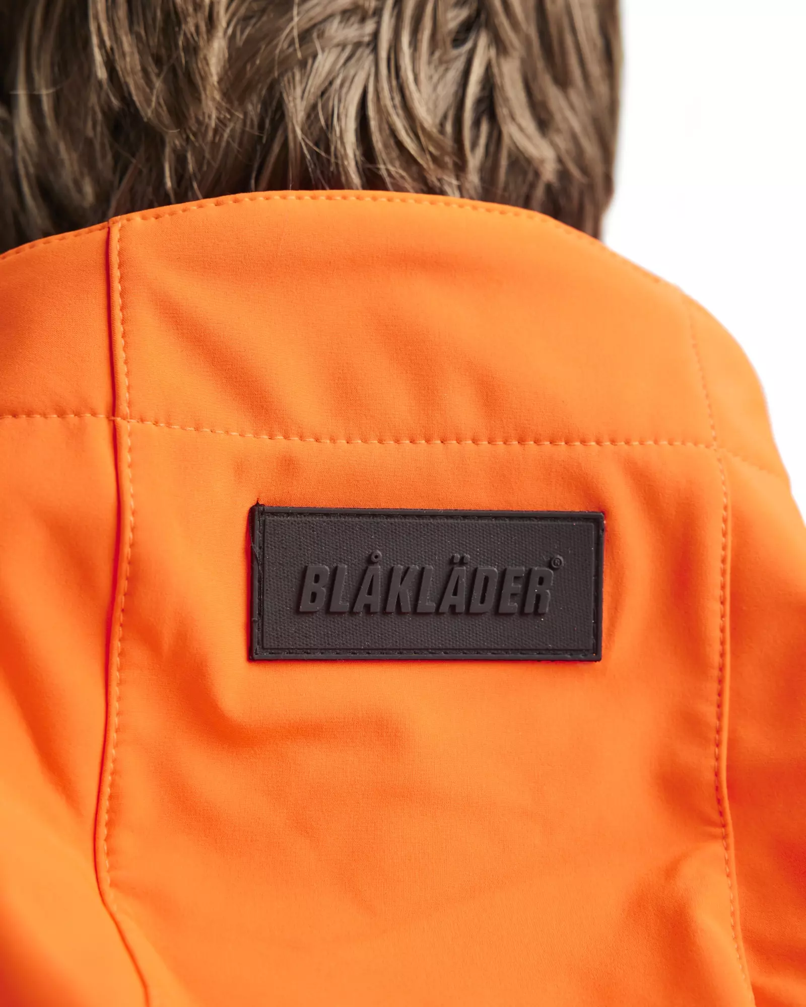Blåkläder 449125135396, High Vis Softshell Jacket, Orange/Medium Grey, image 8