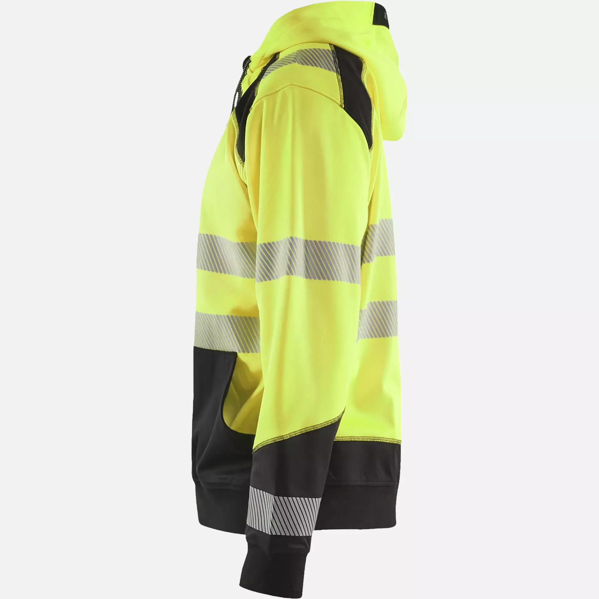 Blaklader 354625283399, High Vis Hooded Sweatshirt, Yellow/Black, image 3