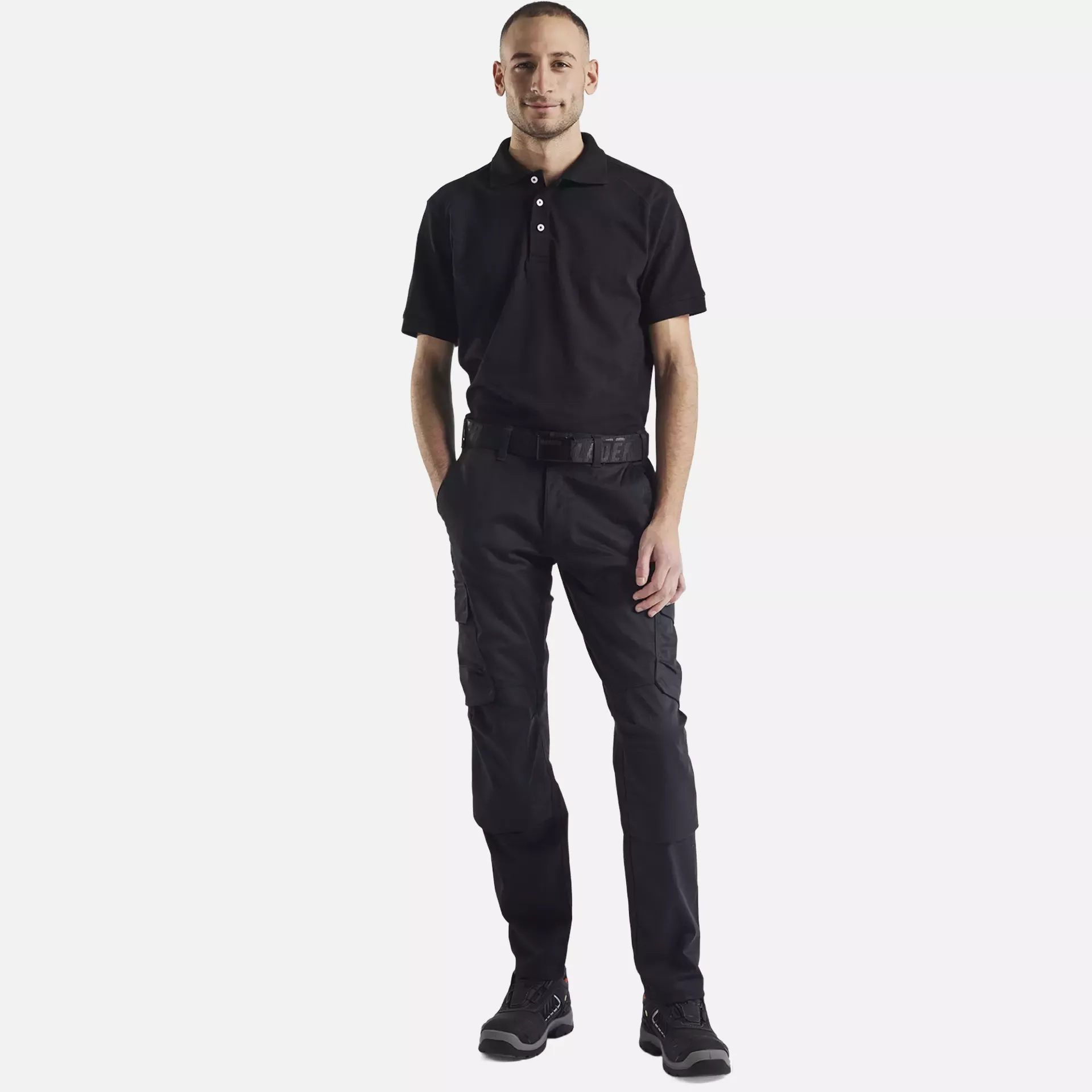 Blaklader 144818329900, Industrie Stretch Arbeitshose mit Kniepolstertaschen, Schwarz, image 5