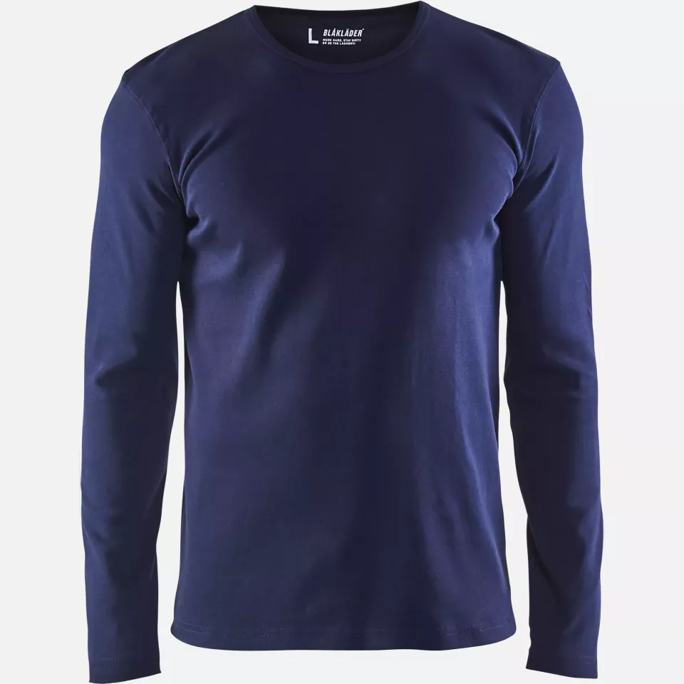 Blaklader 331410328900, Long Sleeve T-Shirt, Navy Blue, image 1, gallery thumbnail