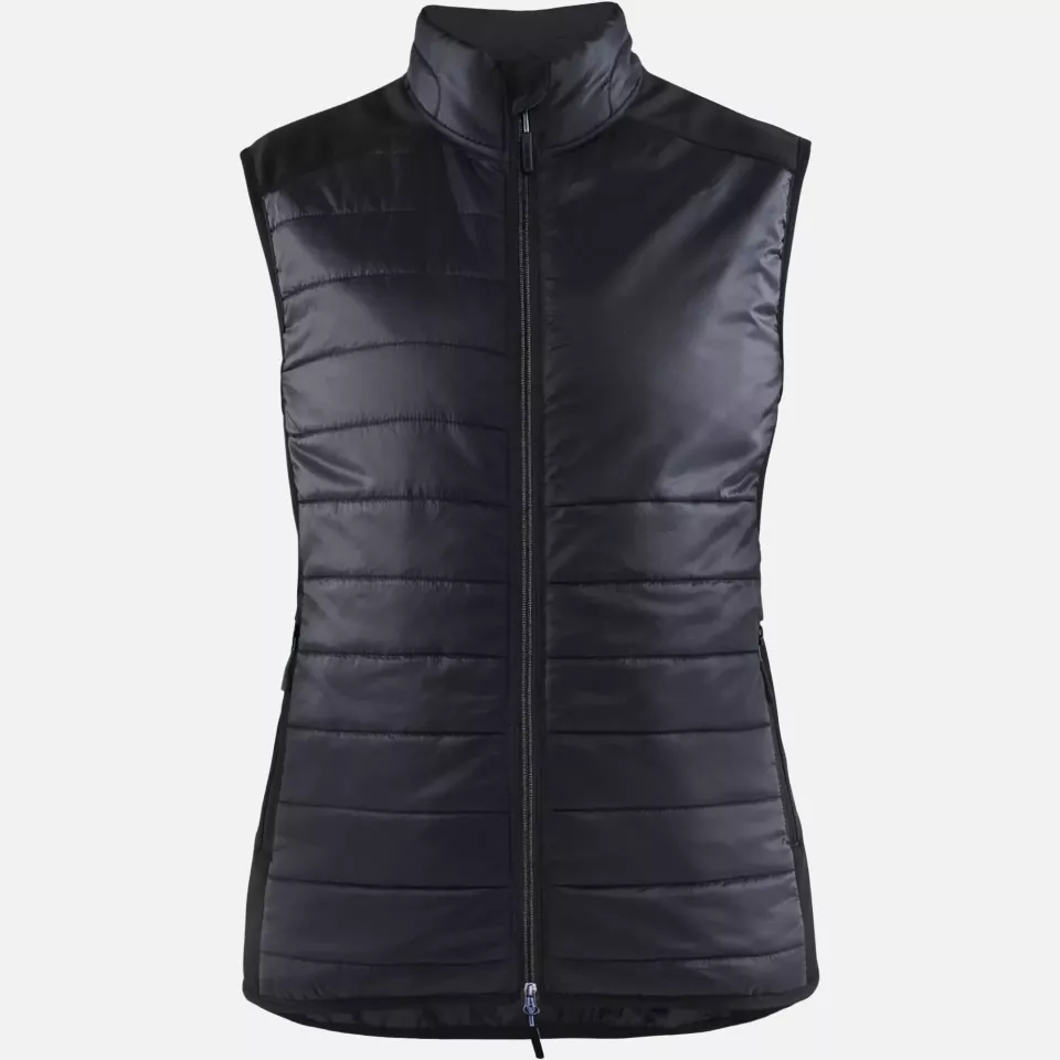 Blaklader 386420309998, Ladies Lined Vest, Black/Dark Grey, image 1, gallery thumbnail