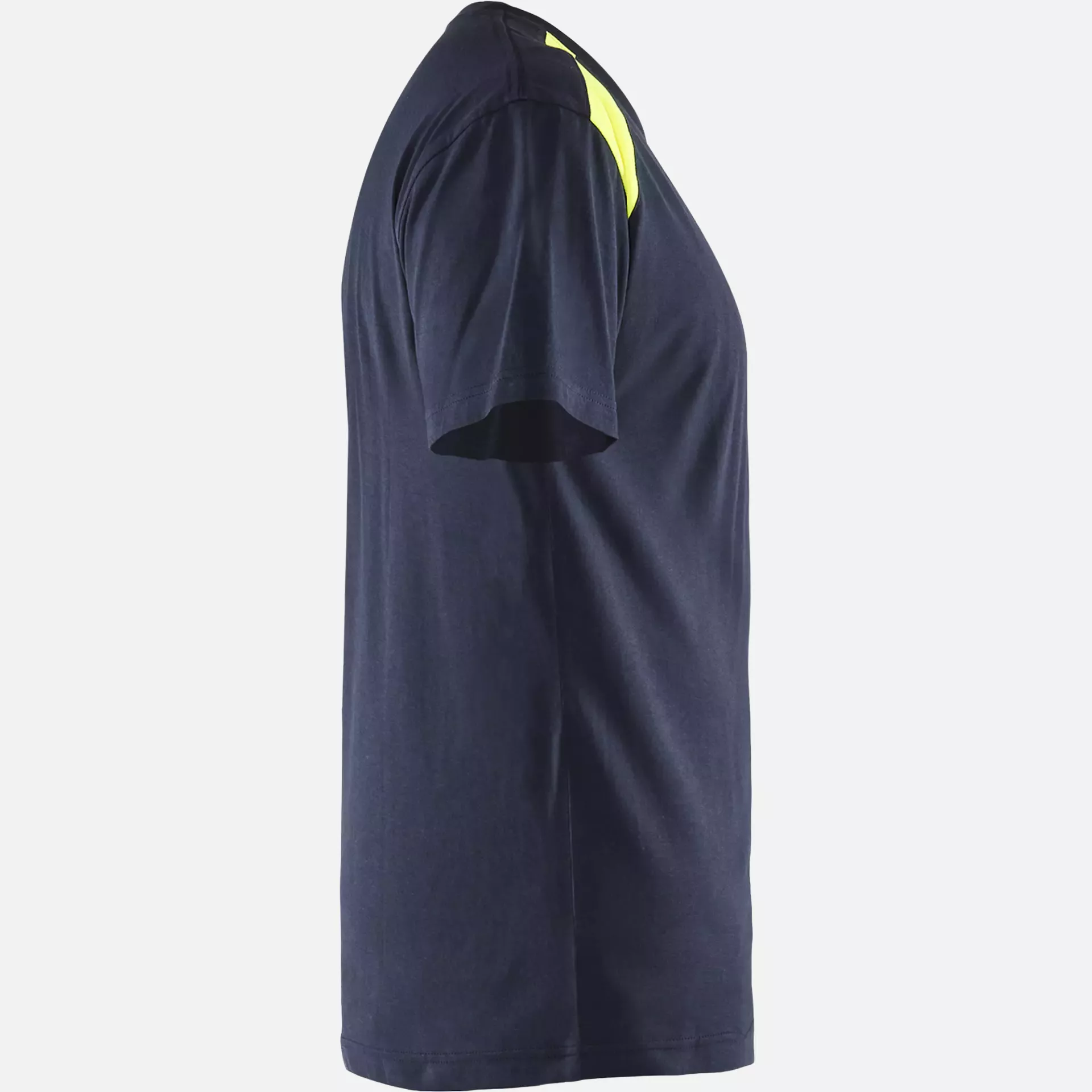 Blaklader 337910428633, T-Shirt, Dunkel Marineblau/Gelb, image 2