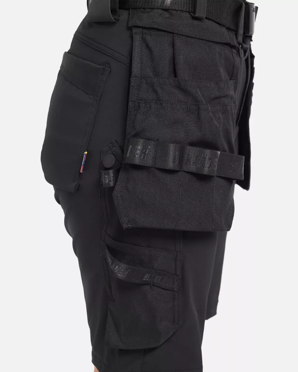 Blaklader 712416459900, Damen 4-Wege Stretch Handwerkershorts, Schwarz, image 6, gallery thumbnail