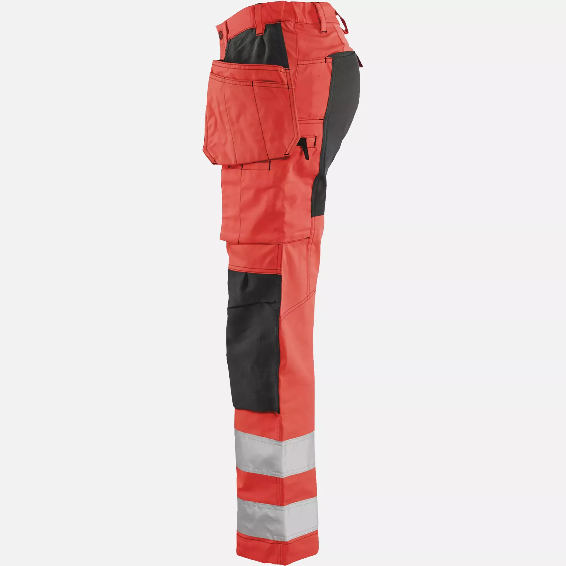 Blaklader 716318115599, High Vis Damen Stretch Arbeitshose, Rot/Schwarz, image 3