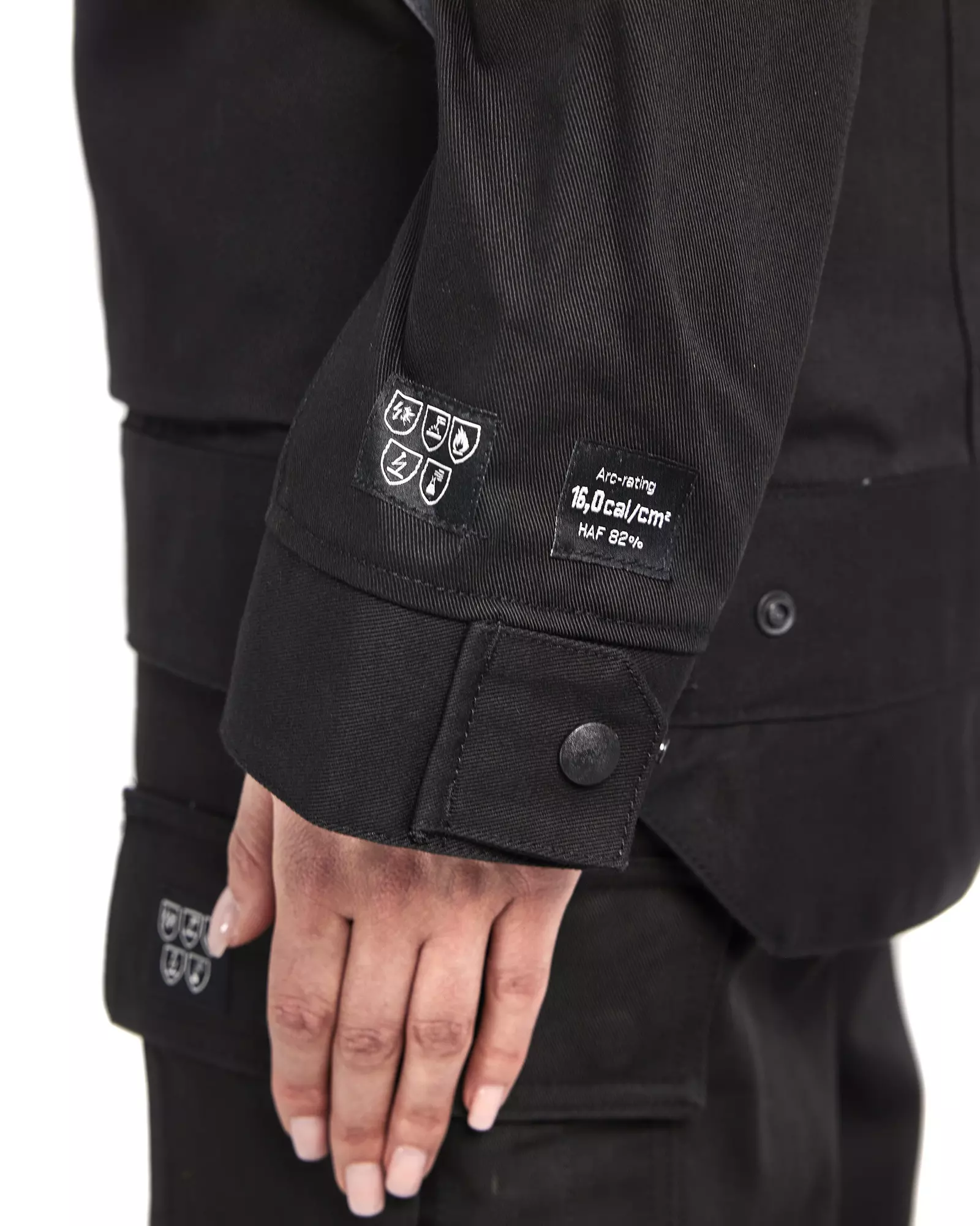 Blåkläder 407115169994, Ladies Flame Resistant Jacket, Black/Grey, image 6