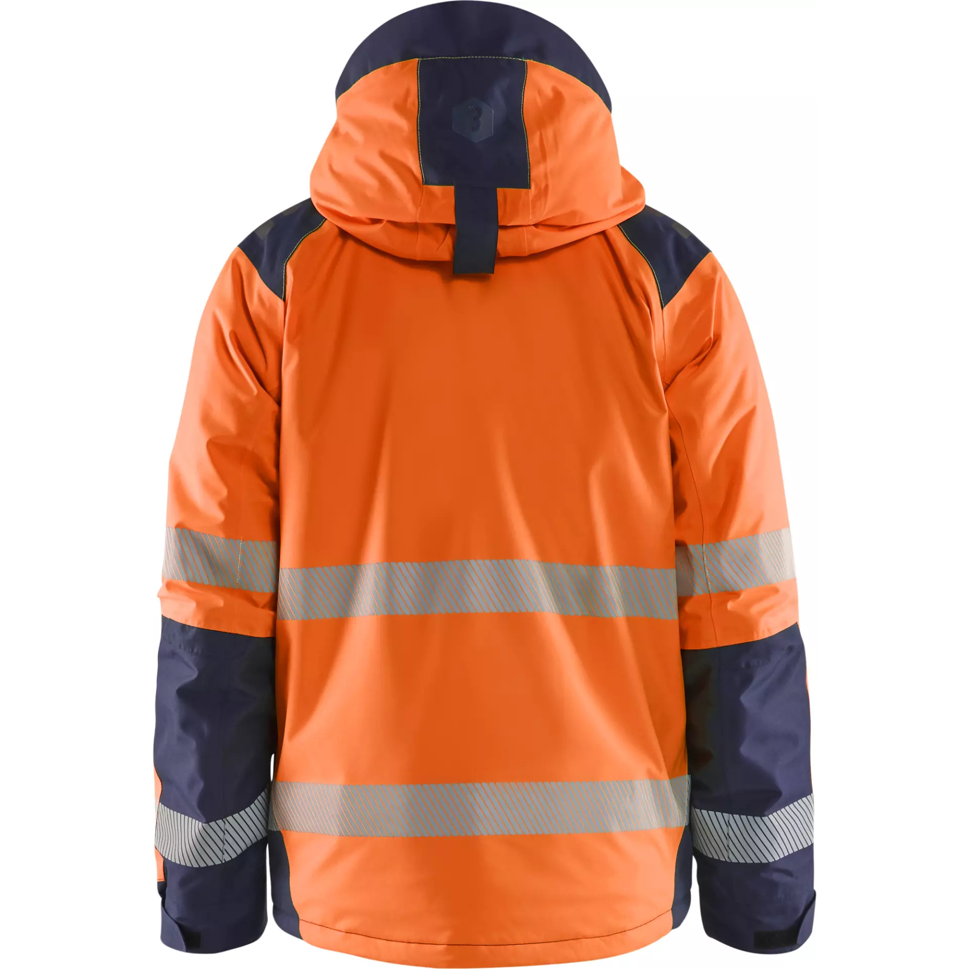 Blaklader 445519875389, High Vis Winter Jacket, Orange/Navy Blue, image 3