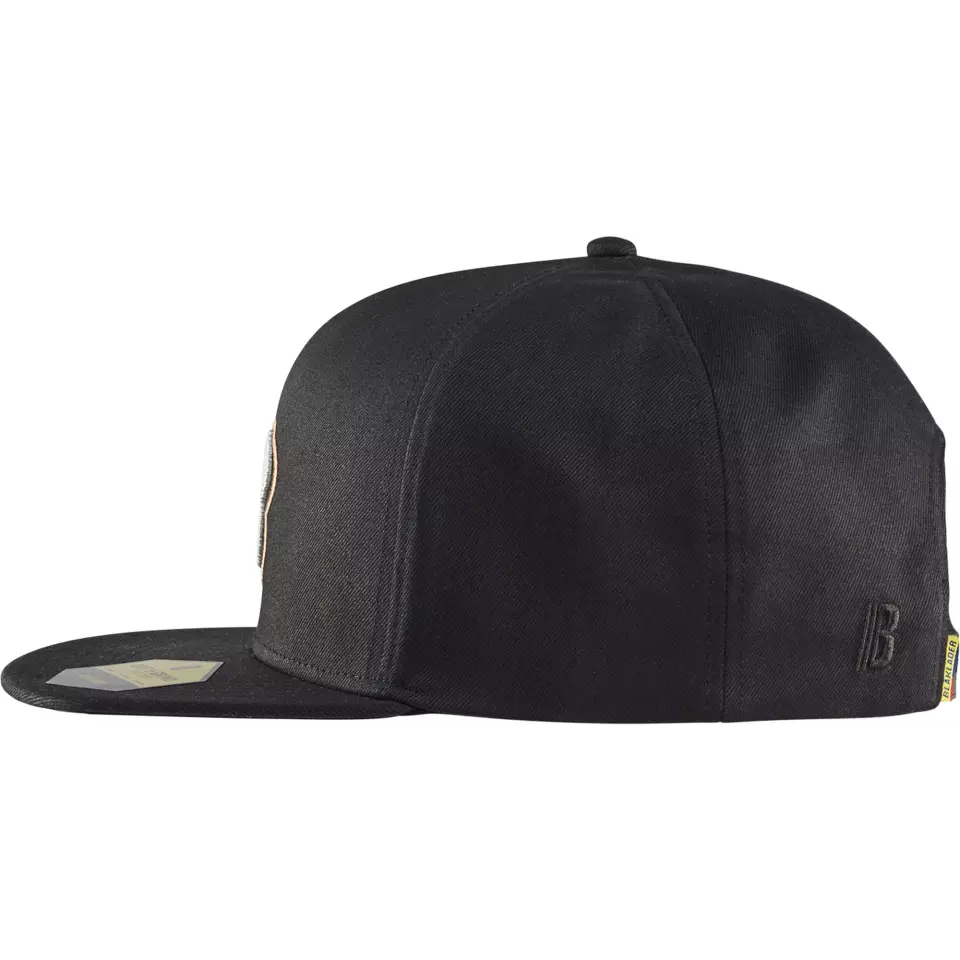 Blaklader 923211499900, Flat Brim Cap, Black, image 3, gallery thumbnail