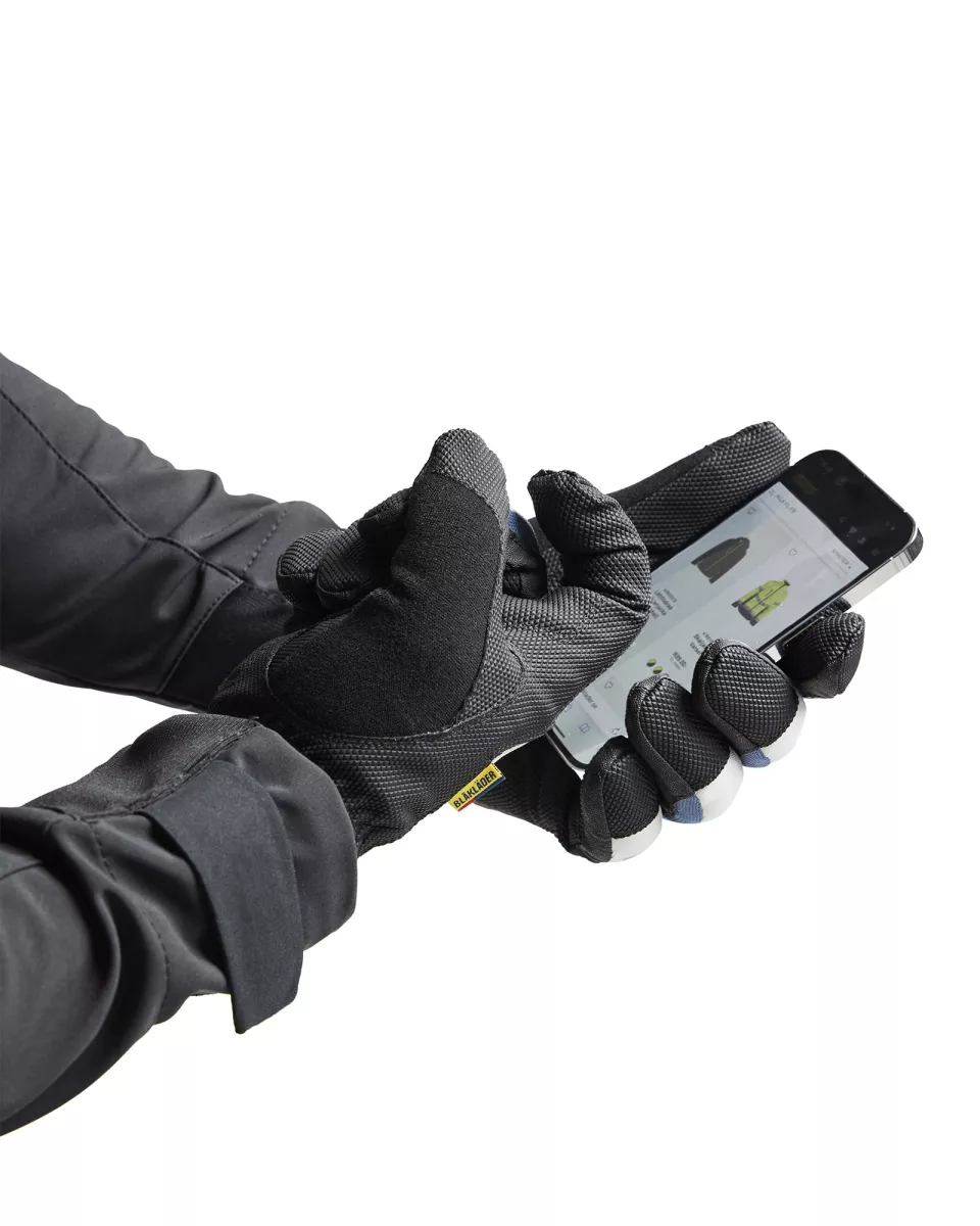 Blåkläder 288014159992, Supreme Winter Gloves, Black/Silver, image 2, gallery thumbnail