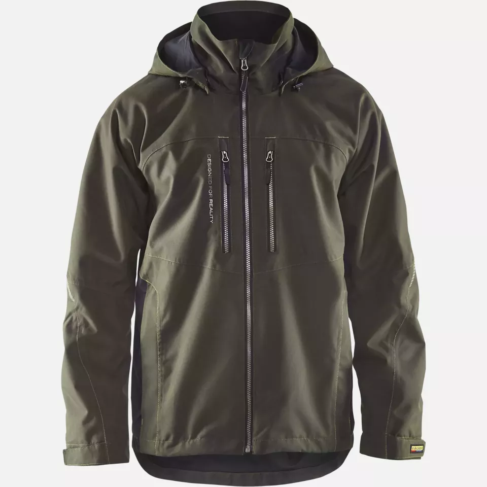 Blaklader 489019774599, Lined Lightweight Winter Jacket, Dark Olive Green/Black, image 1, gallery thumbnail