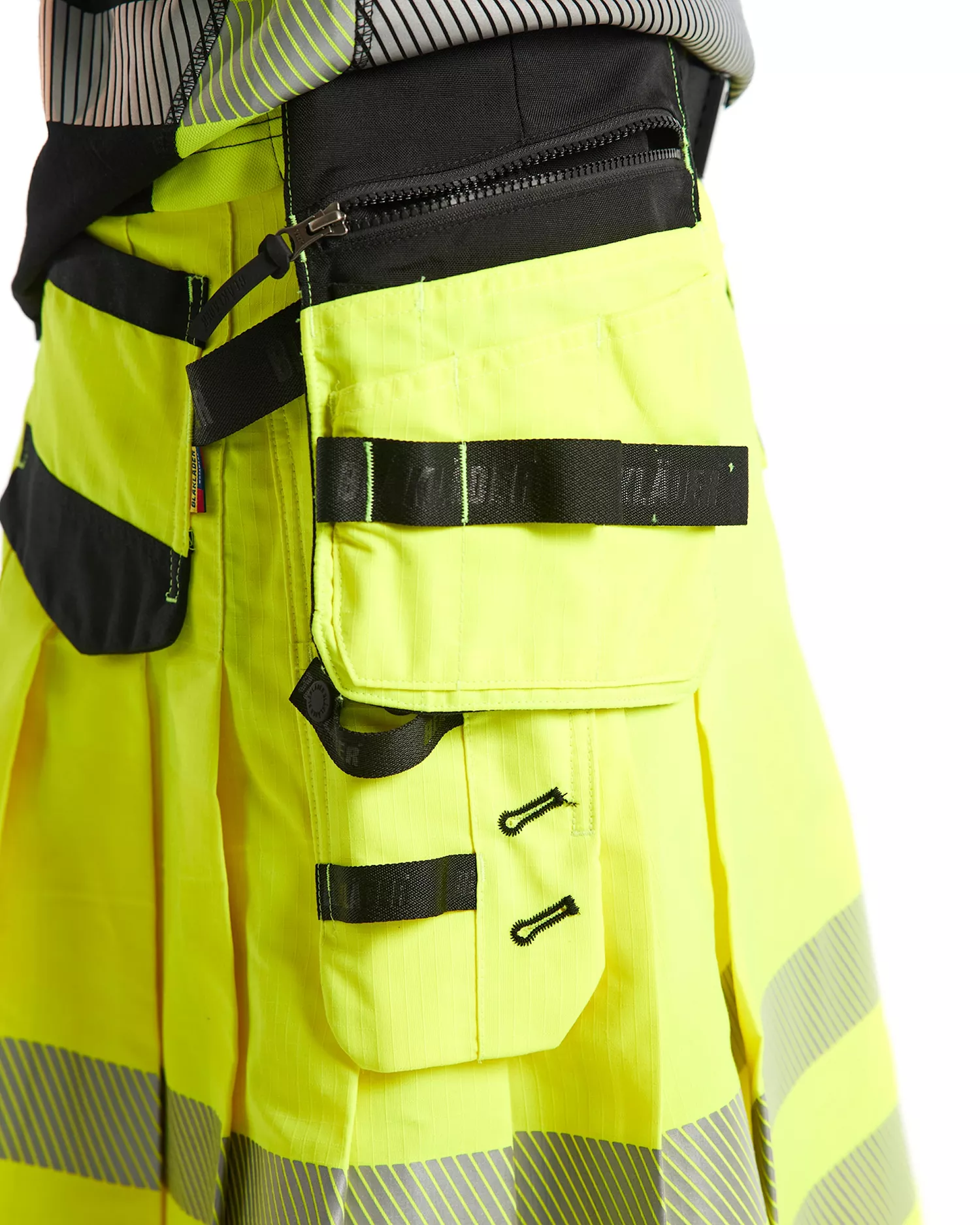 Blaklader 192118313399, High Vis Kilt, Gelb/Schwarz, image 11
