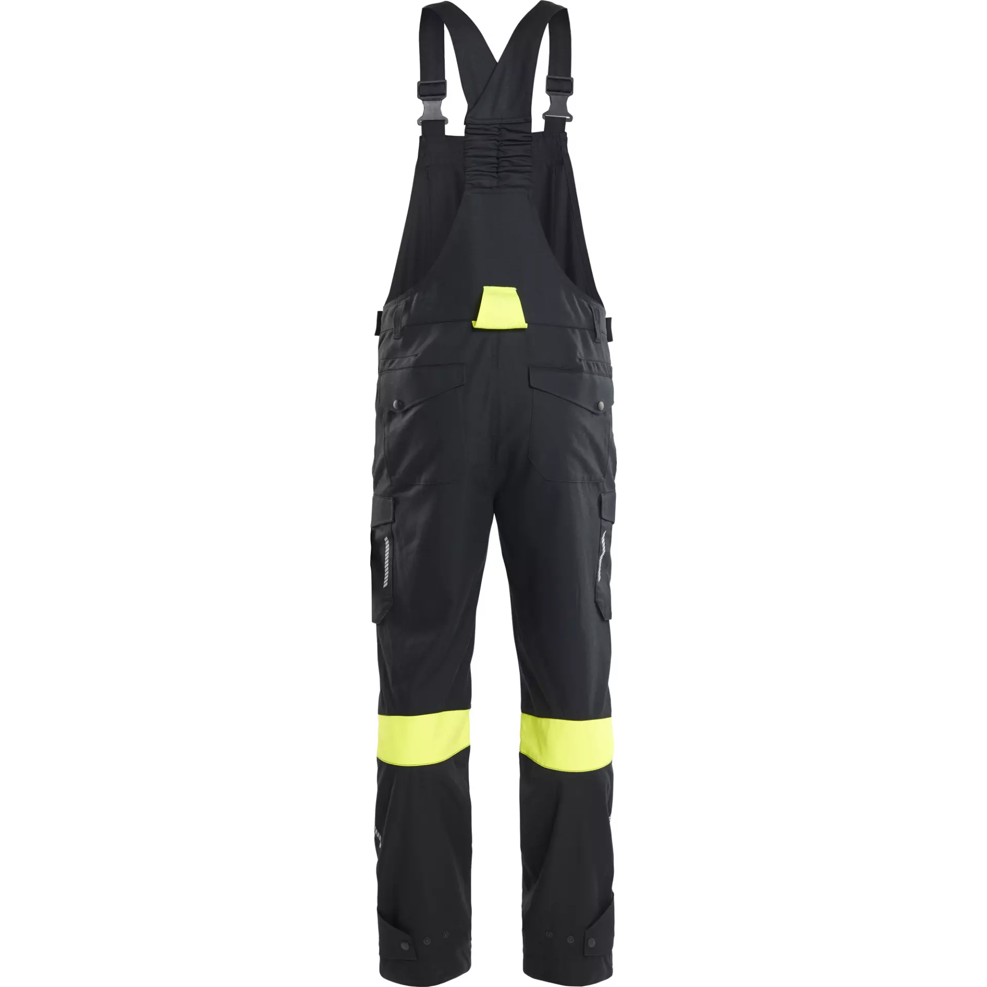 Blaklader 261715129933, Bib and Brace, Black/Yellow, image 4