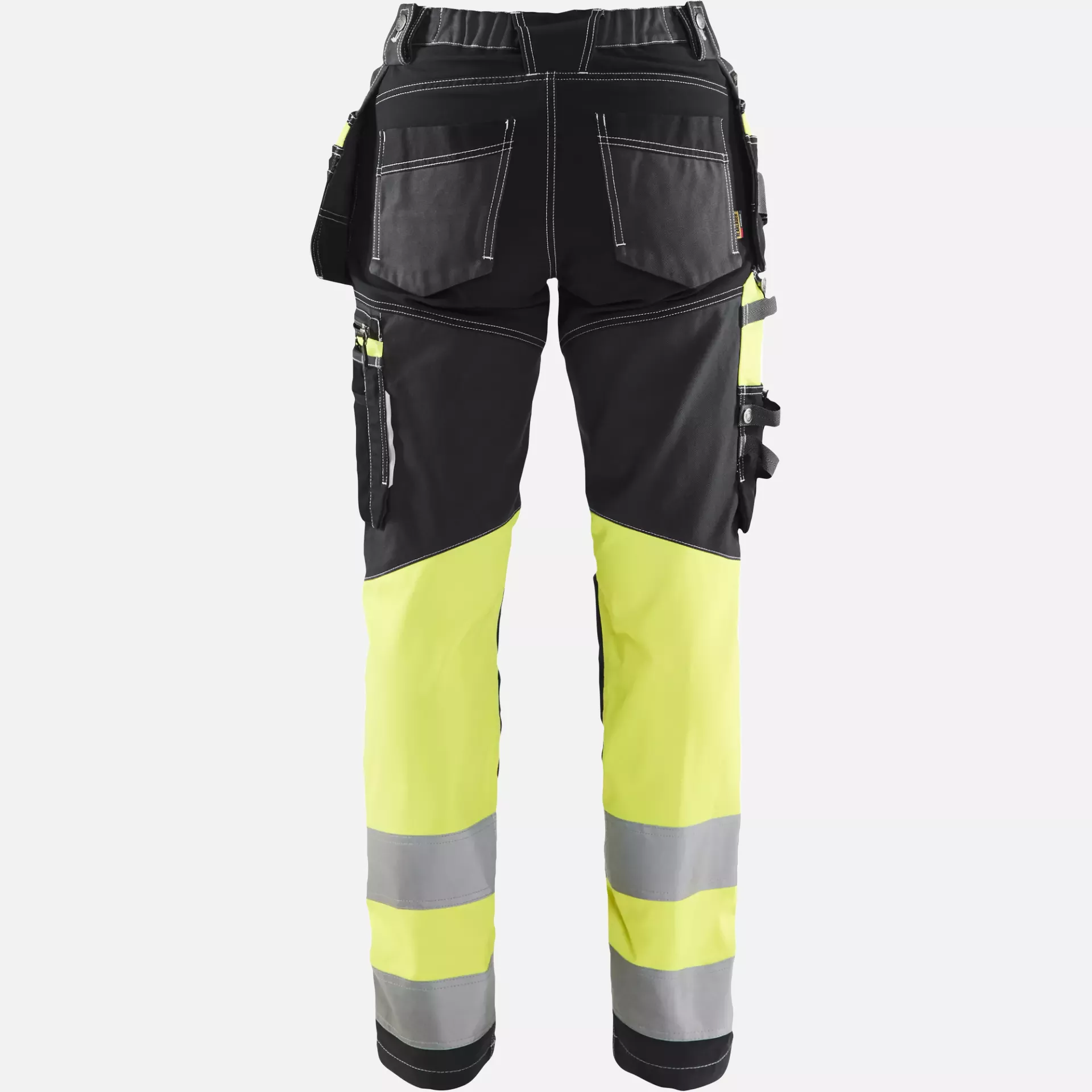 Blaklader 719613709933, High Vis Damen Stretch Arbeitshose, Schwarz/Gelb, image 4