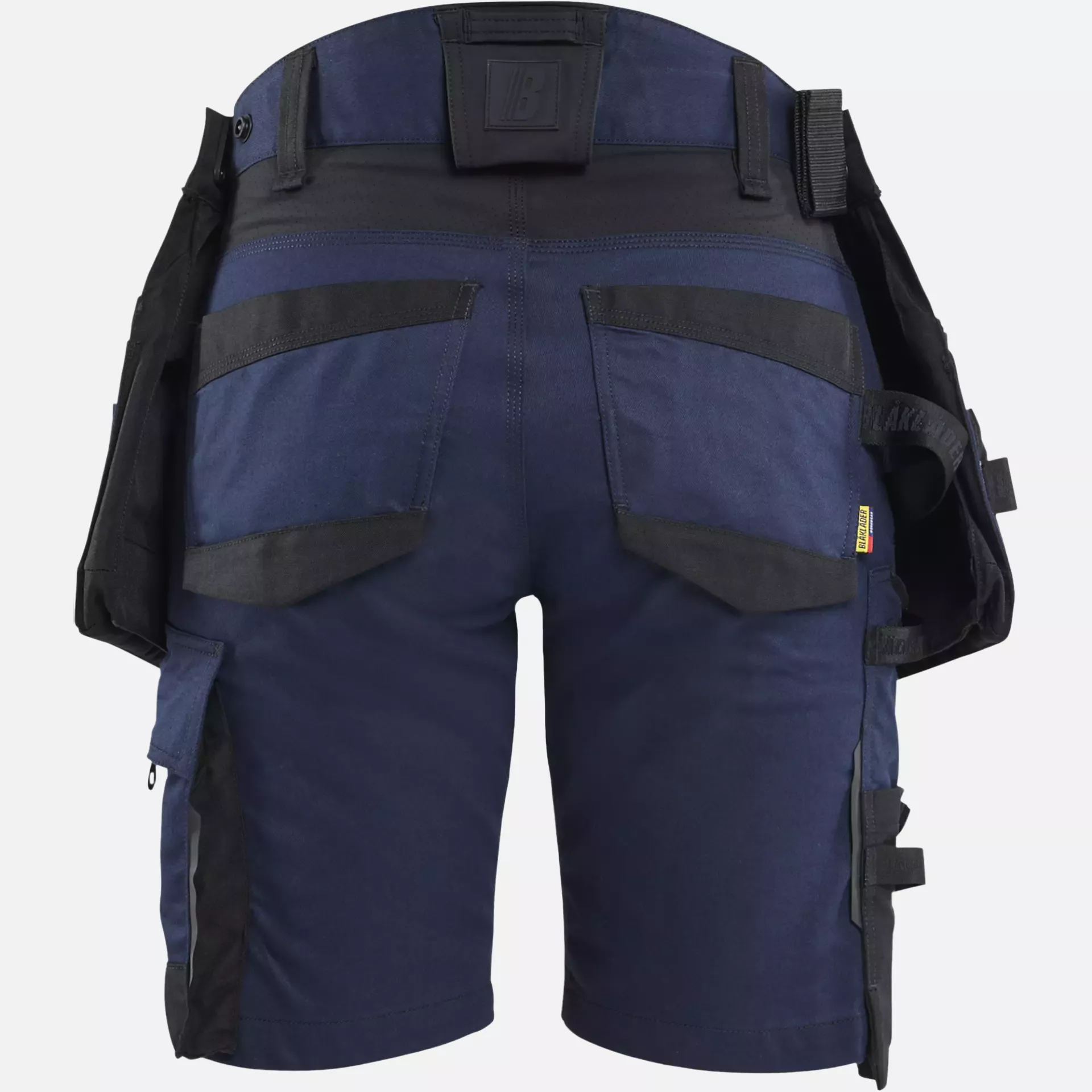 Blaklader 717511498699, STRIKER Ladies Stretch Craftsman Shorts, Dark Navy/Black, image 4