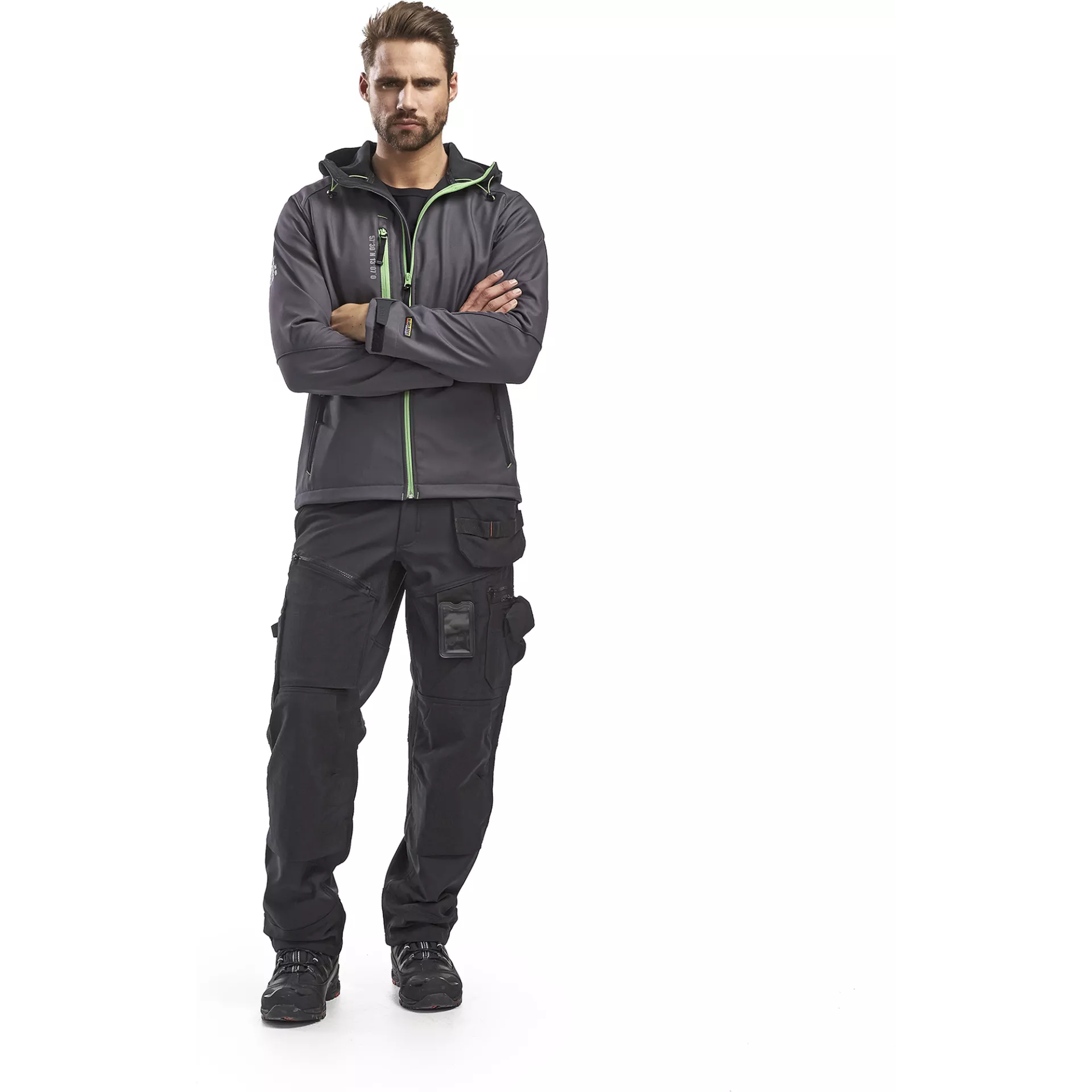 Blaklader 150025179900, Softshell Arbeitshose, Schwarz, image 4