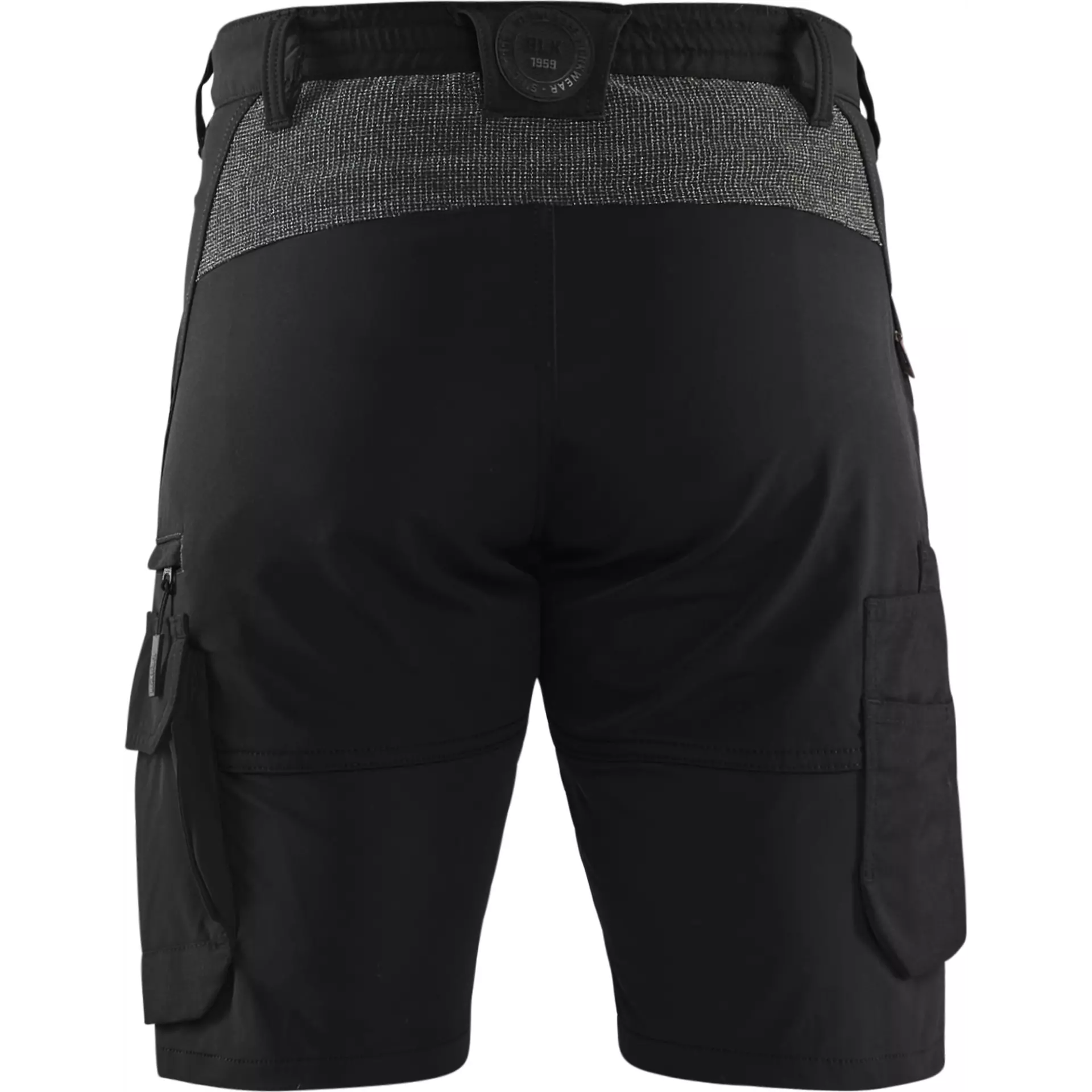 Blaklader 142316459998, 4-Way Stretch Service Shorts, Black/Dark Grey, image 4