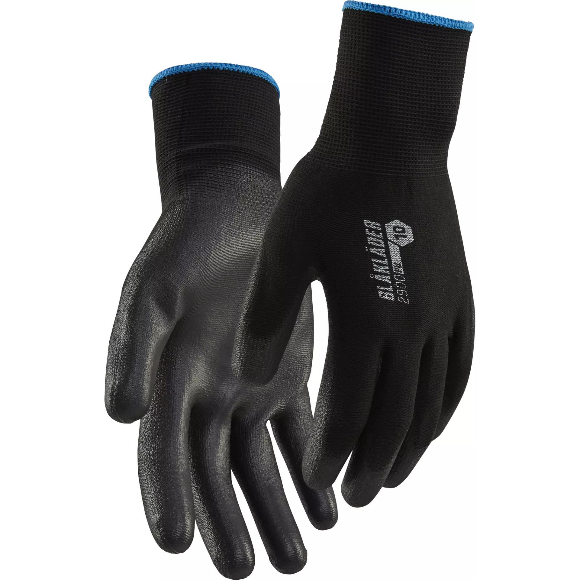Blaklader 290014539900, PU Dipped Work Glove, Black