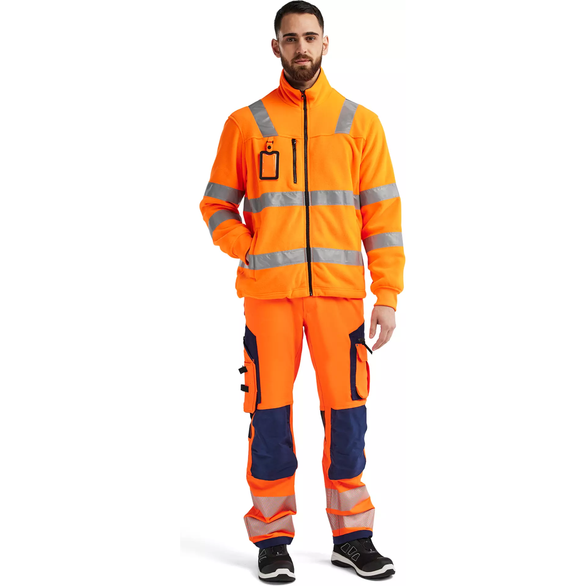 Blåkläder 485325605300, High Vis Fleece Jacket, Orange, image 5