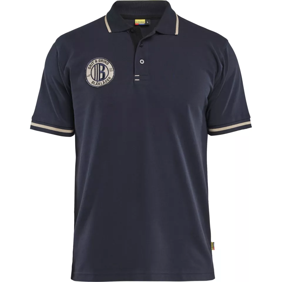 Blaklader 940210508600, Grit and Grind Polo Shirt, Dark Navy