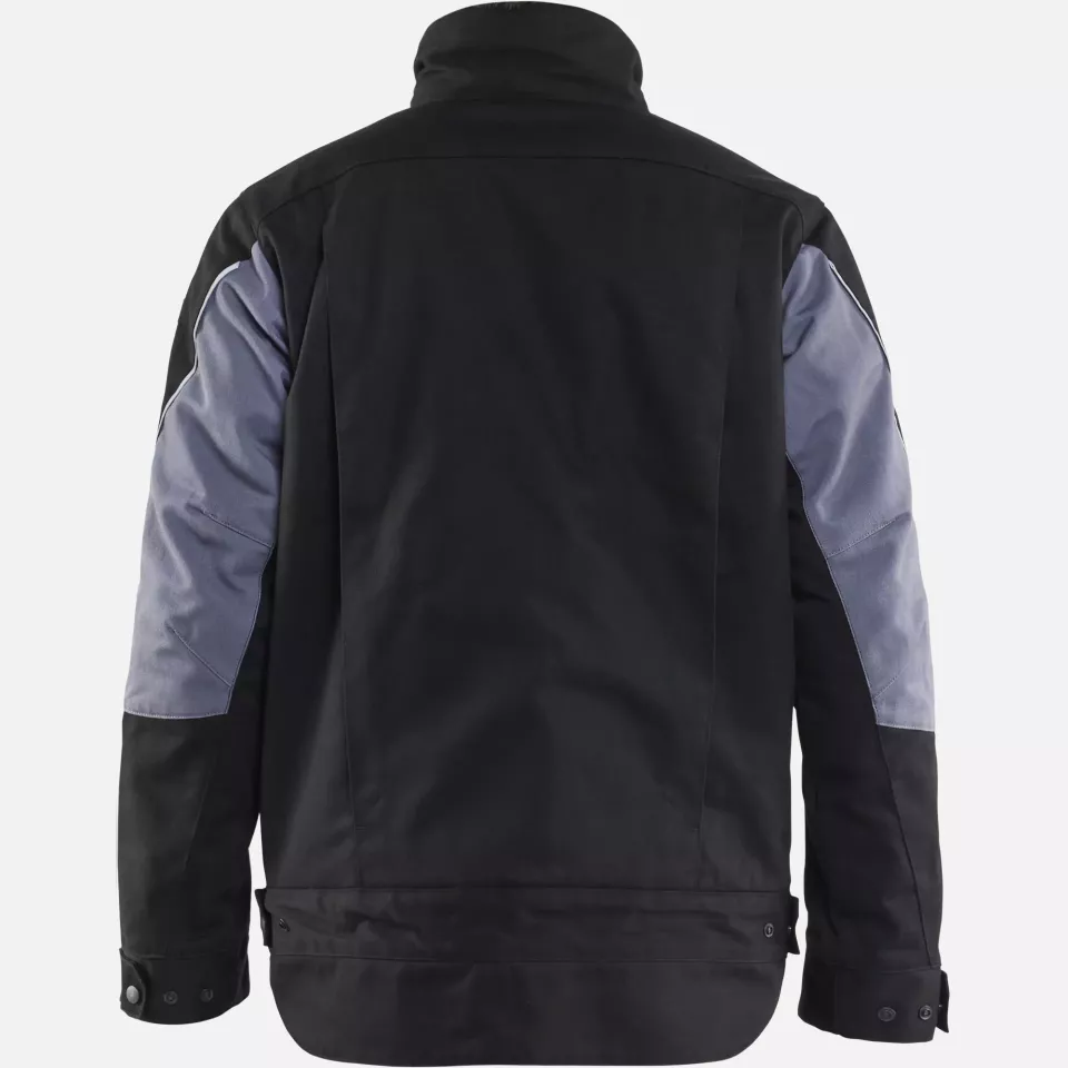 Blaklader 496115169994, Flame Resistant Winter Jacket, Black/Grey, image 4, gallery thumbnail