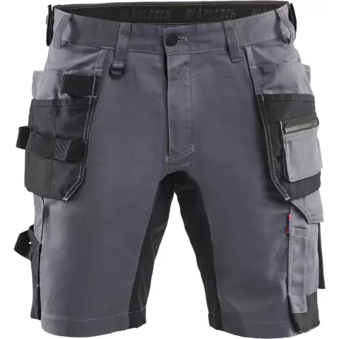 Blaklader Stretch Craftsman Shorts, Medium Grey